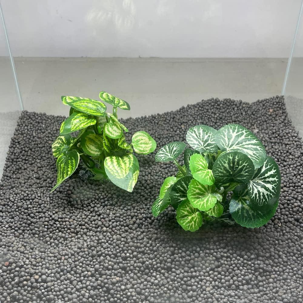 Plantas Artificiales para Acuario Smoothedo 10cm 2pcs Verde
