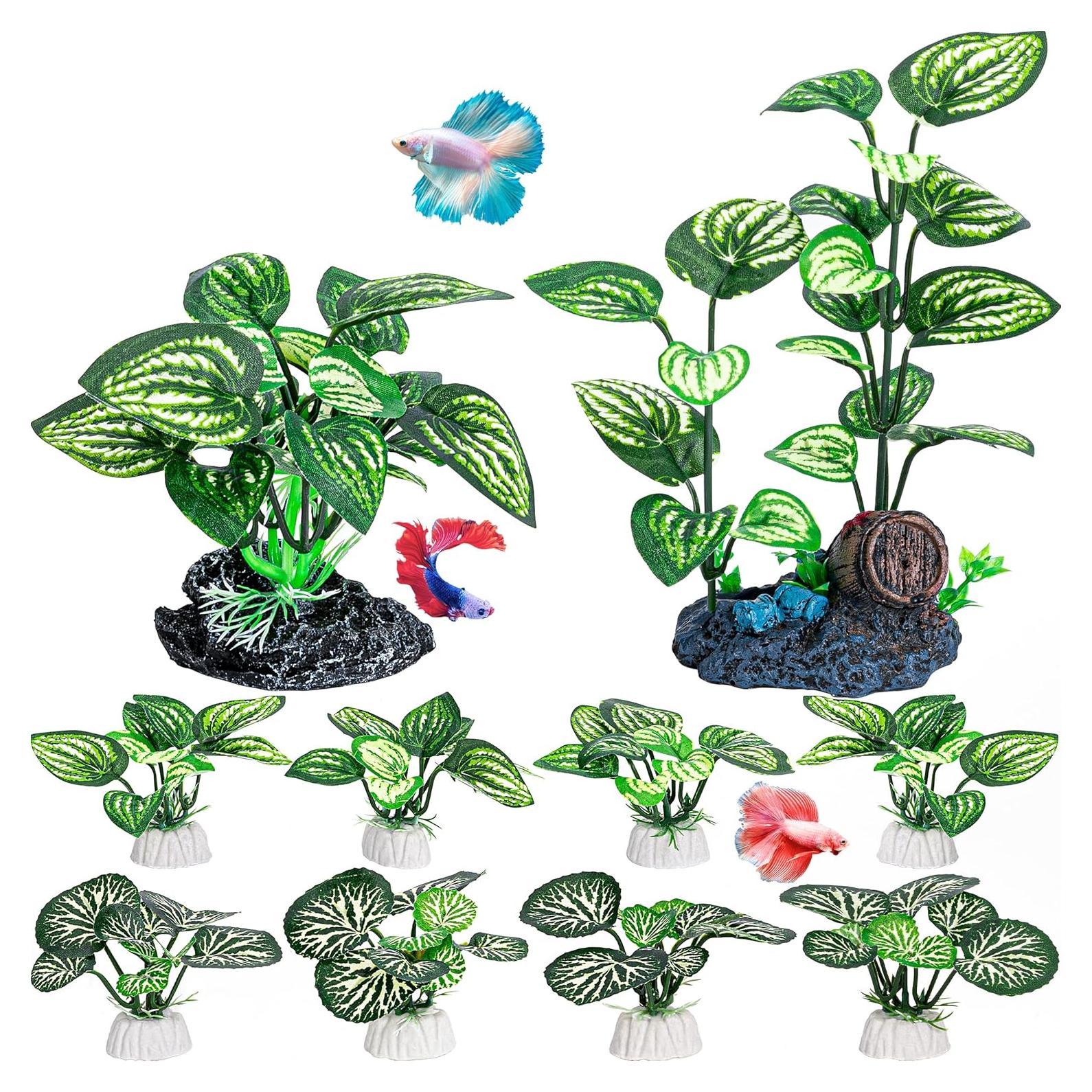 Plantas de Acuario de Seda MyLifeUNIT - Paquete de 10 Piezas