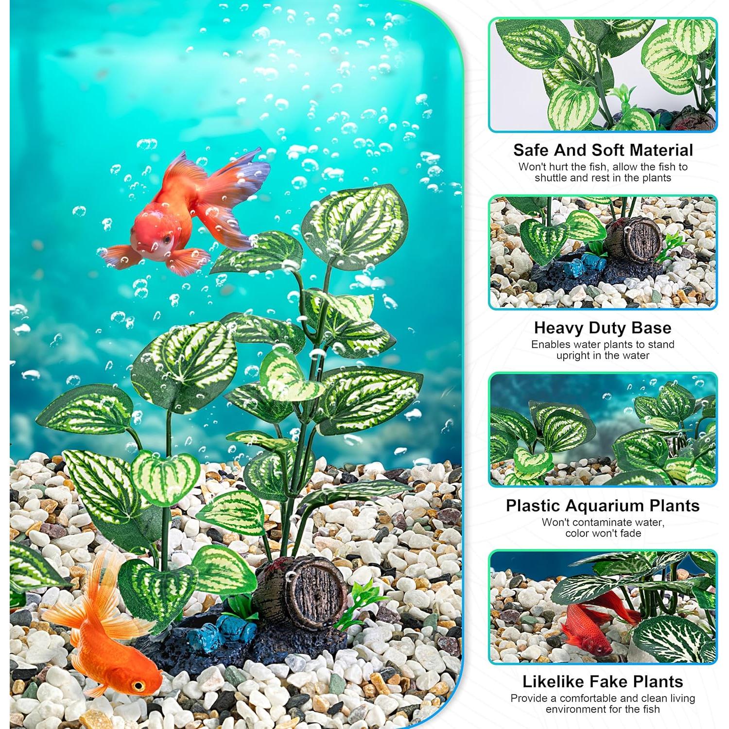 Plantas de Acuario de Seda MyLifeUNIT - Paquete de 10 Piezas