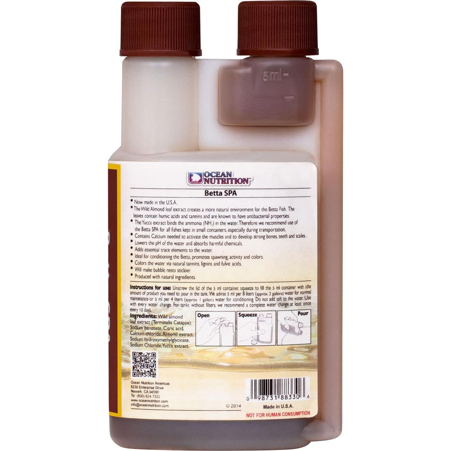 Acondicionador de Agua Betta SPA Ocean Nutrition 125 ml