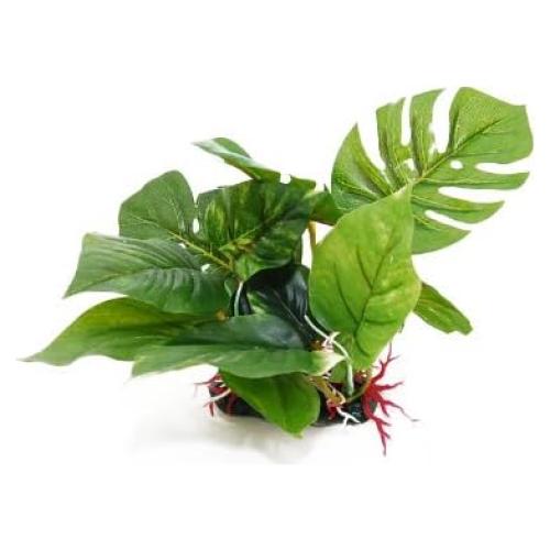 Planta Plástica CNZ para Acuario y Terrario 17.78 cm