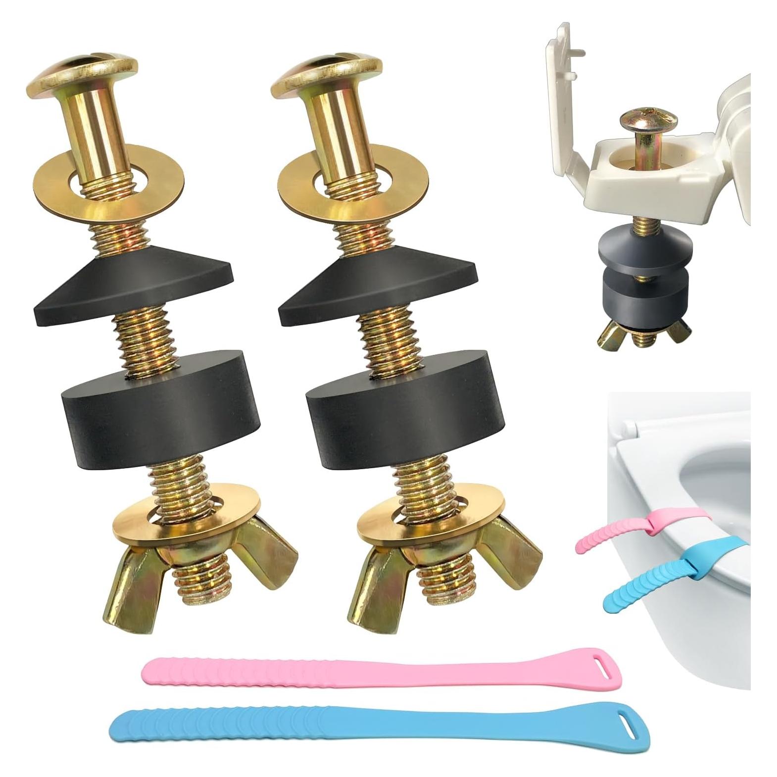 Kit de Tornillos de Acero Inoxidable para Asiento de Inodoro POQOD