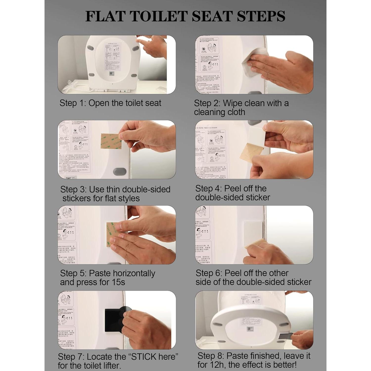 Elevador de Asiento de Inodoro Paobteiy Blanco - Accesorio Sanitario
