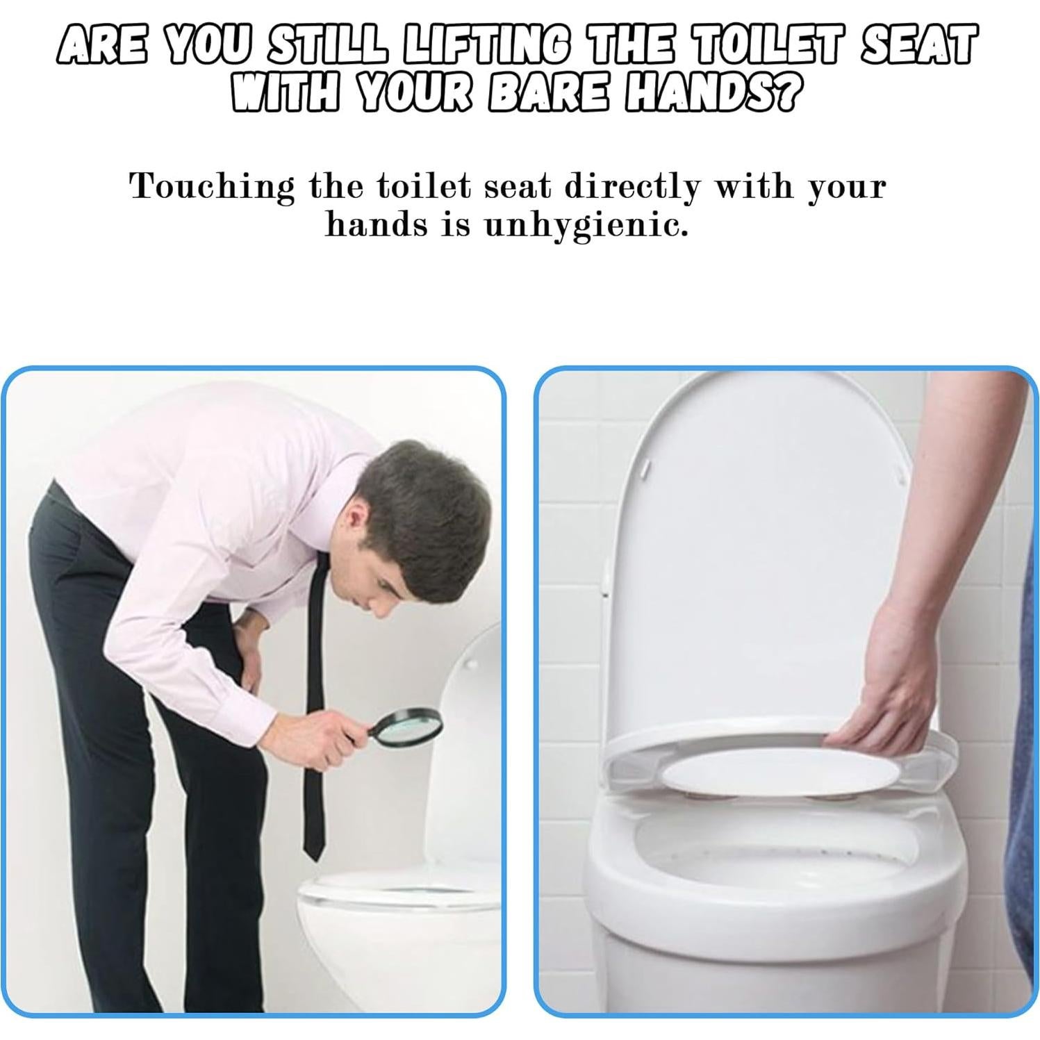 Kit de Asiento de Inodoro Universal Snmzlc 6 Piezas Blanco