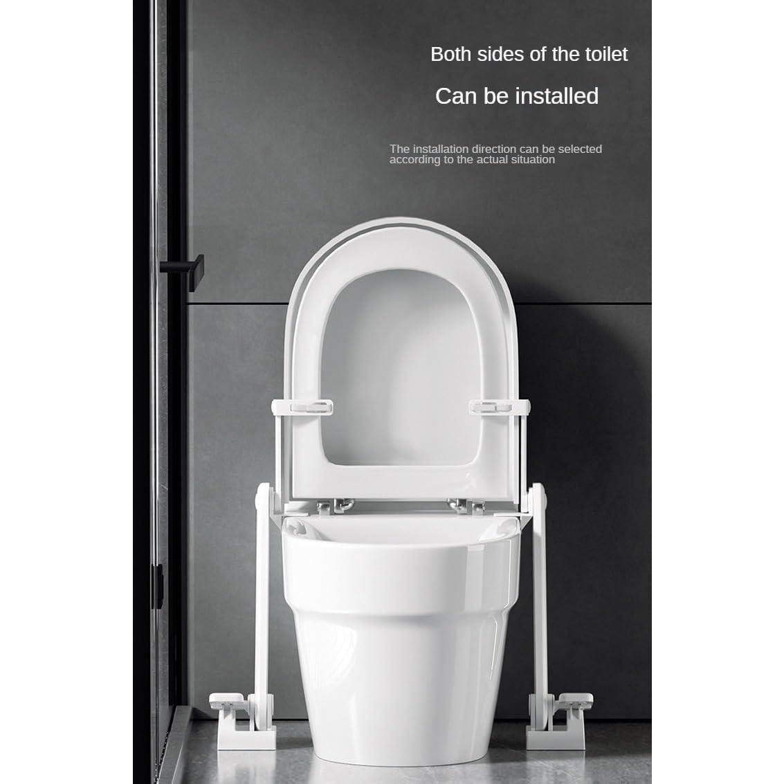Elevador de tapa de inodoro con pedal YYZGGLING 50.5x21cm