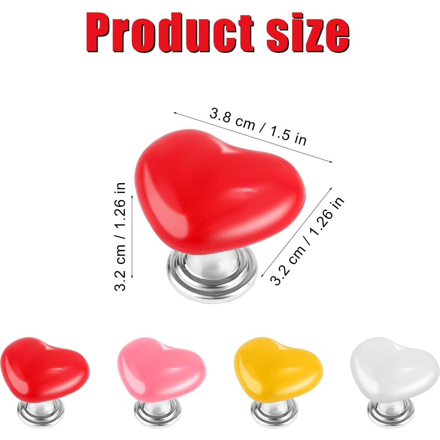 4 Piezas de Ayudante para Botón de Inodoro NQEUEPN - Corazón