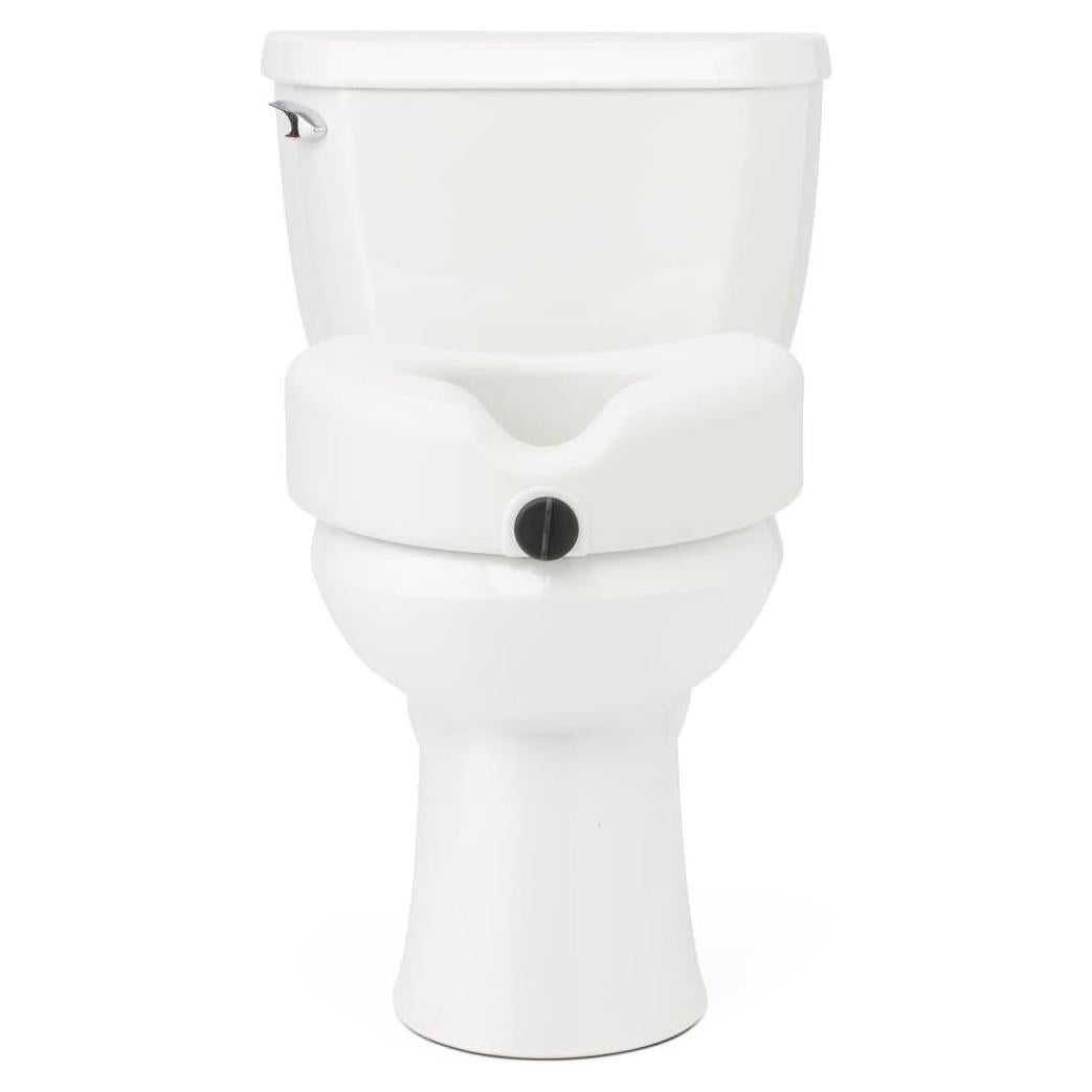 Elevador de Asiento de Inodoro Medline Blanco Antimicrobiano 12.7 cm