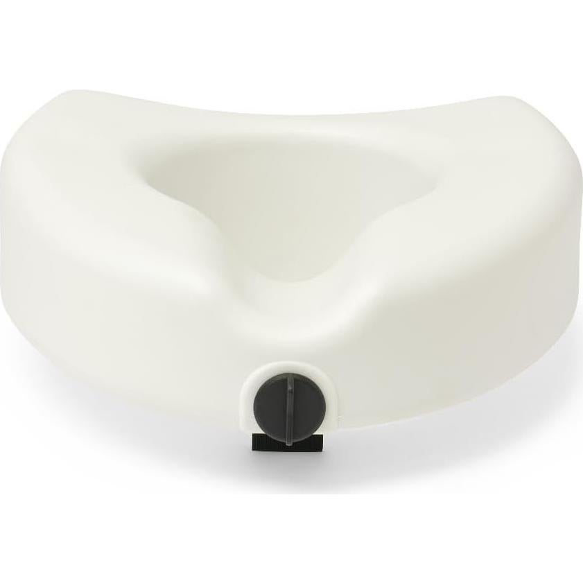 Elevador de Asiento de Inodoro Medline Blanco Antimicrobiano 12.7 cm