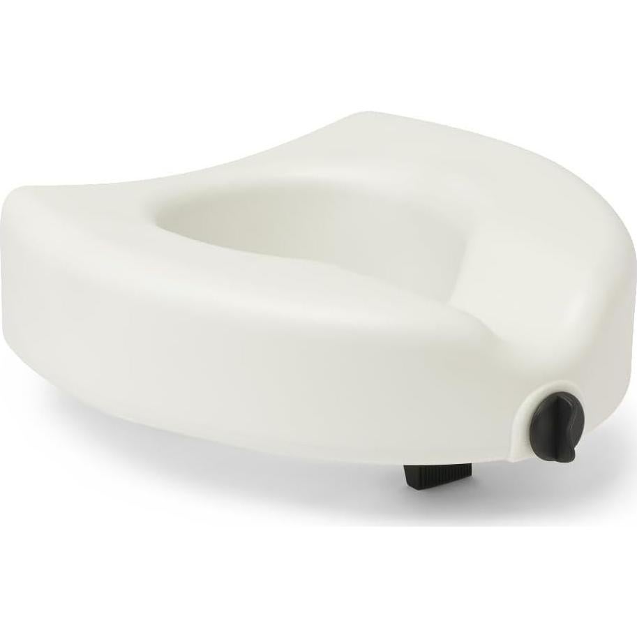Elevador de Asiento de Inodoro Medline Blanco Antimicrobiano 12.7 cm