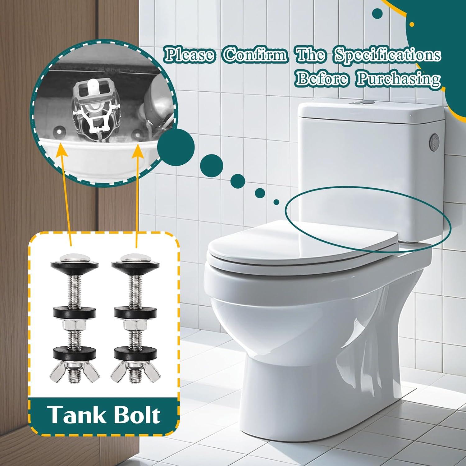 Kit de Pernos para Tanque de Inodoro Qicrdvi M8 Acero Inoxidable