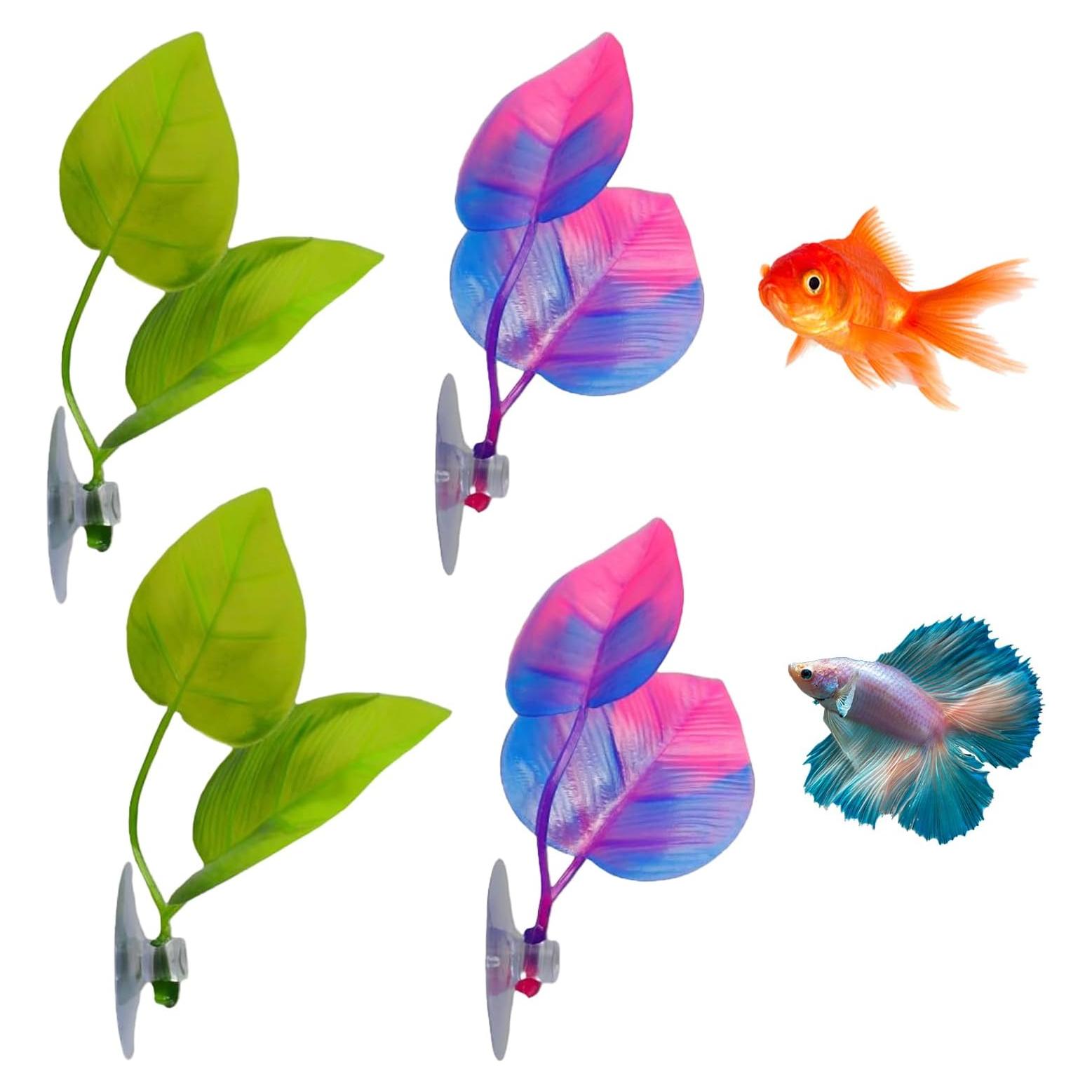 Accesorios para Acuario PKRFCJ - Hamacas para Peces Betta 4 Pcs