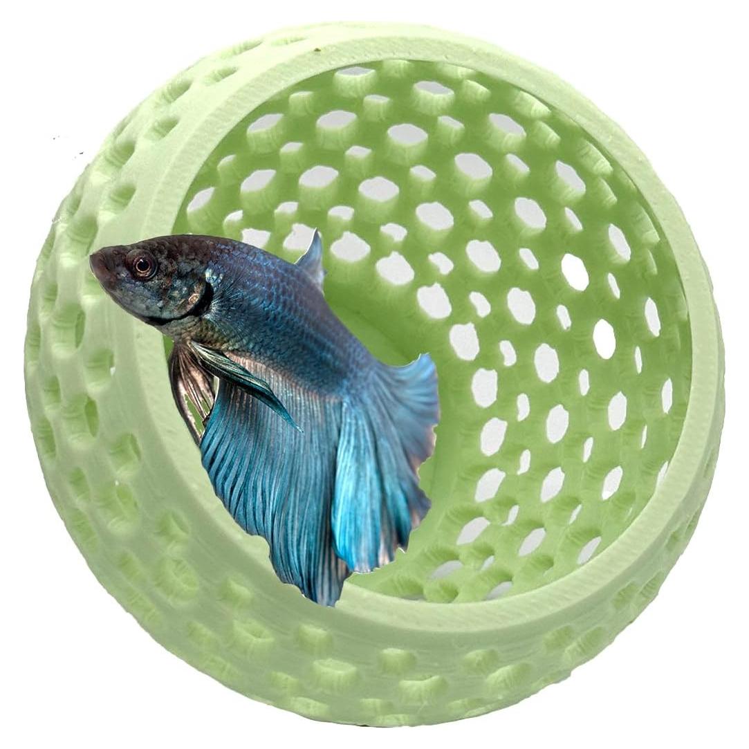 Escondite Bulbo Betta 2.0 CTWPets Verde 7.1 cm para Acuario