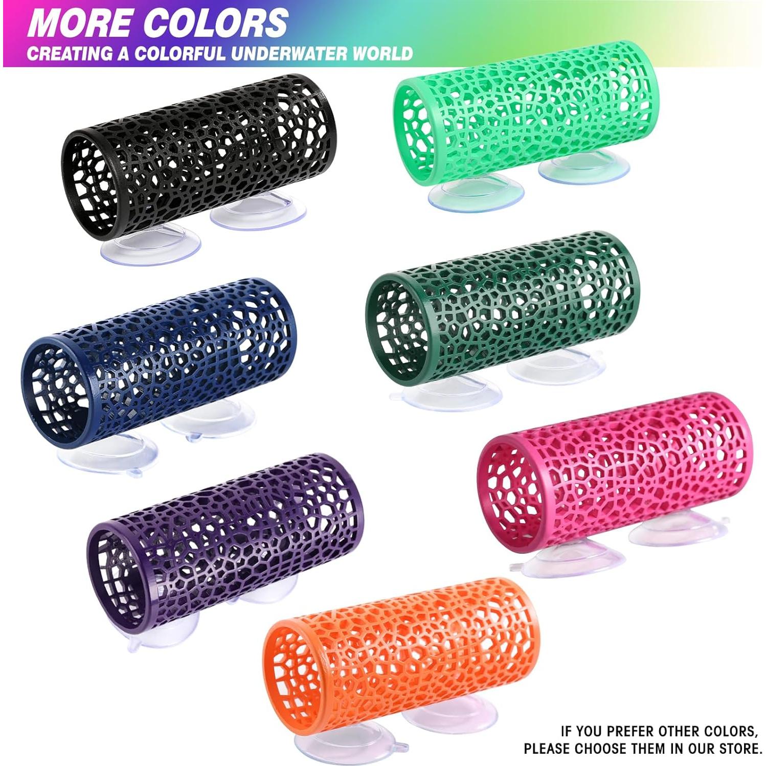 Túnel para Peces Betta Abizoo - Accesorio Acuario Azul Marino