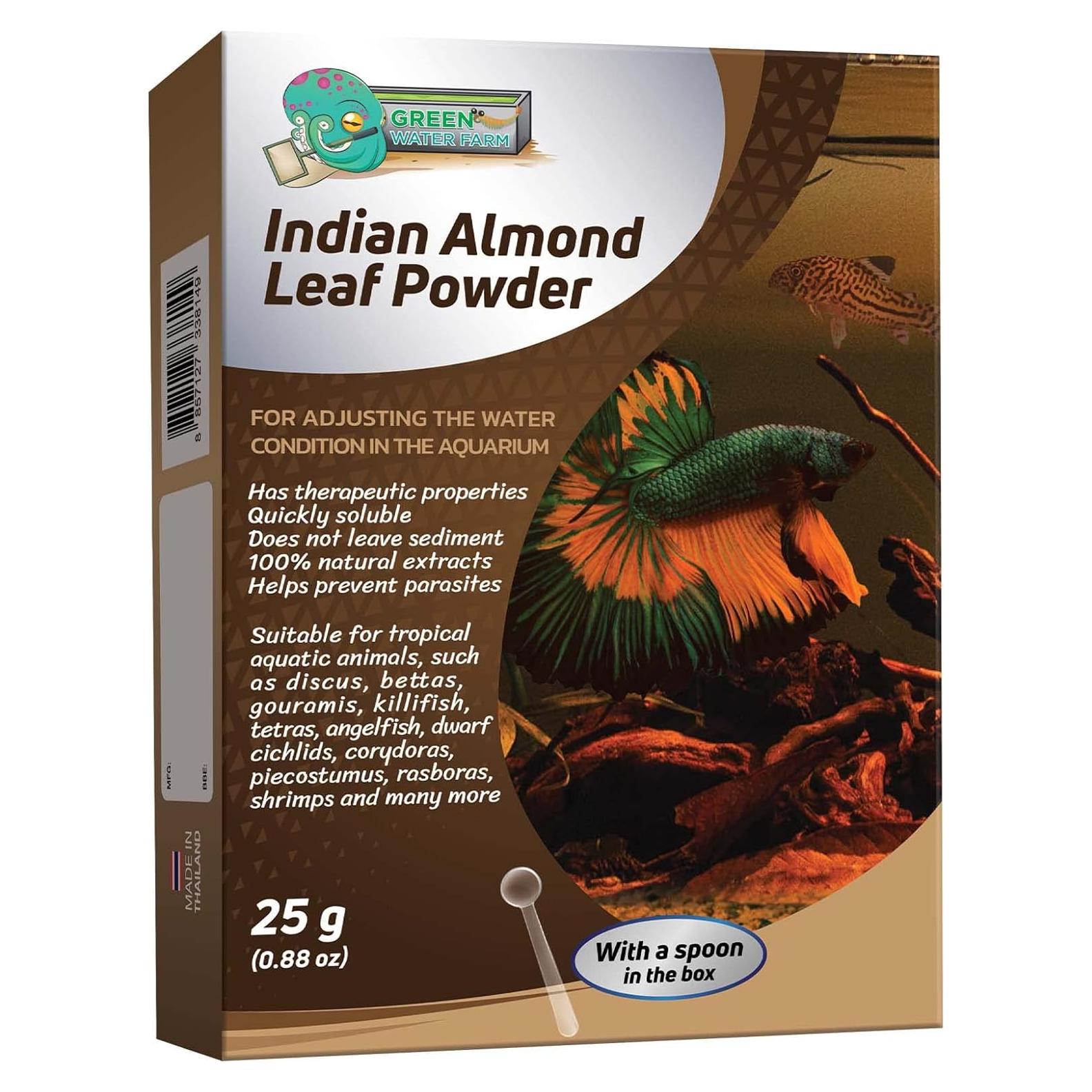 Polvo Concentrado Hoja de Almendra India GreenWaterFarm 25g