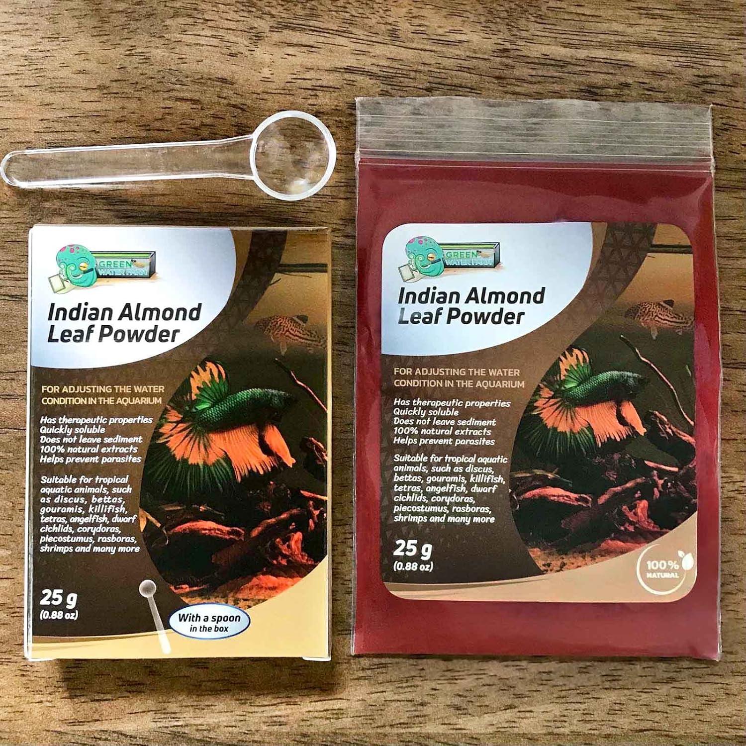 Polvo Concentrado Hoja de Almendra India GreenWaterFarm 25g