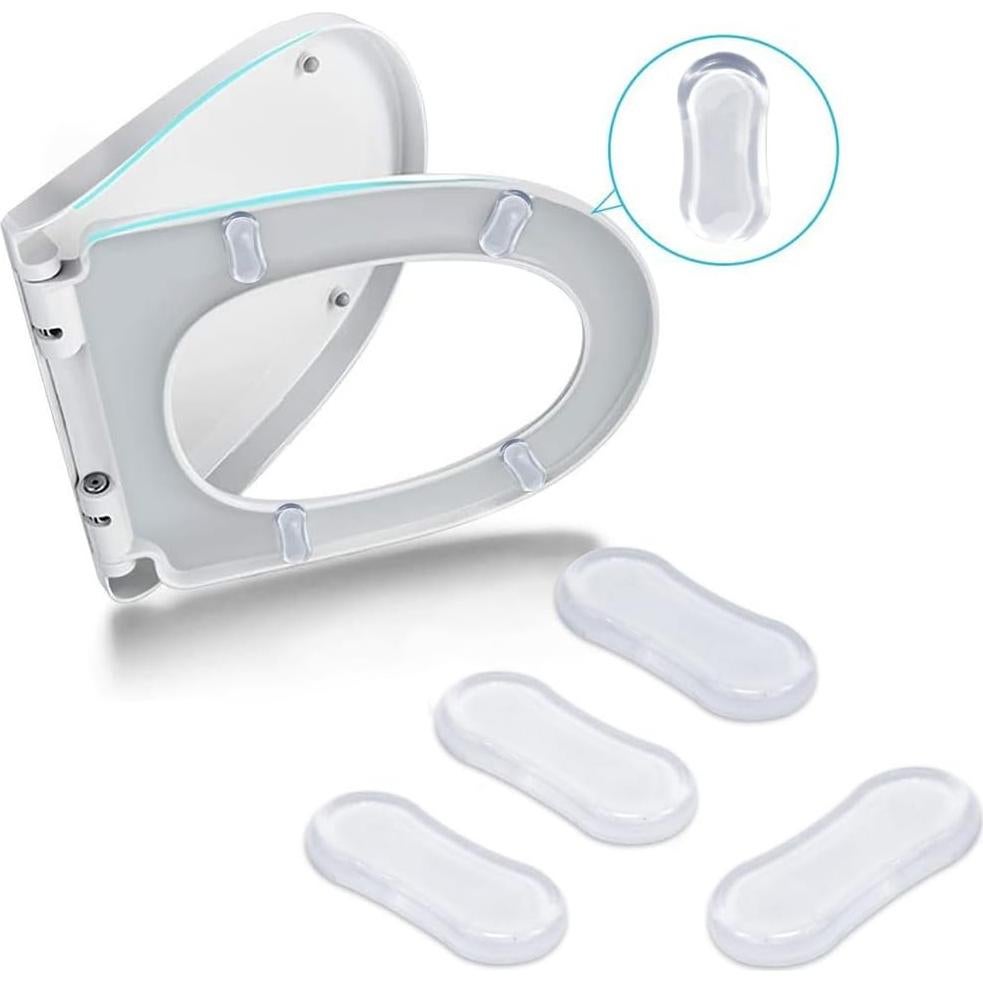 Juego de 5 Amortiguadores Transparentes Xinjincang para Inodoro