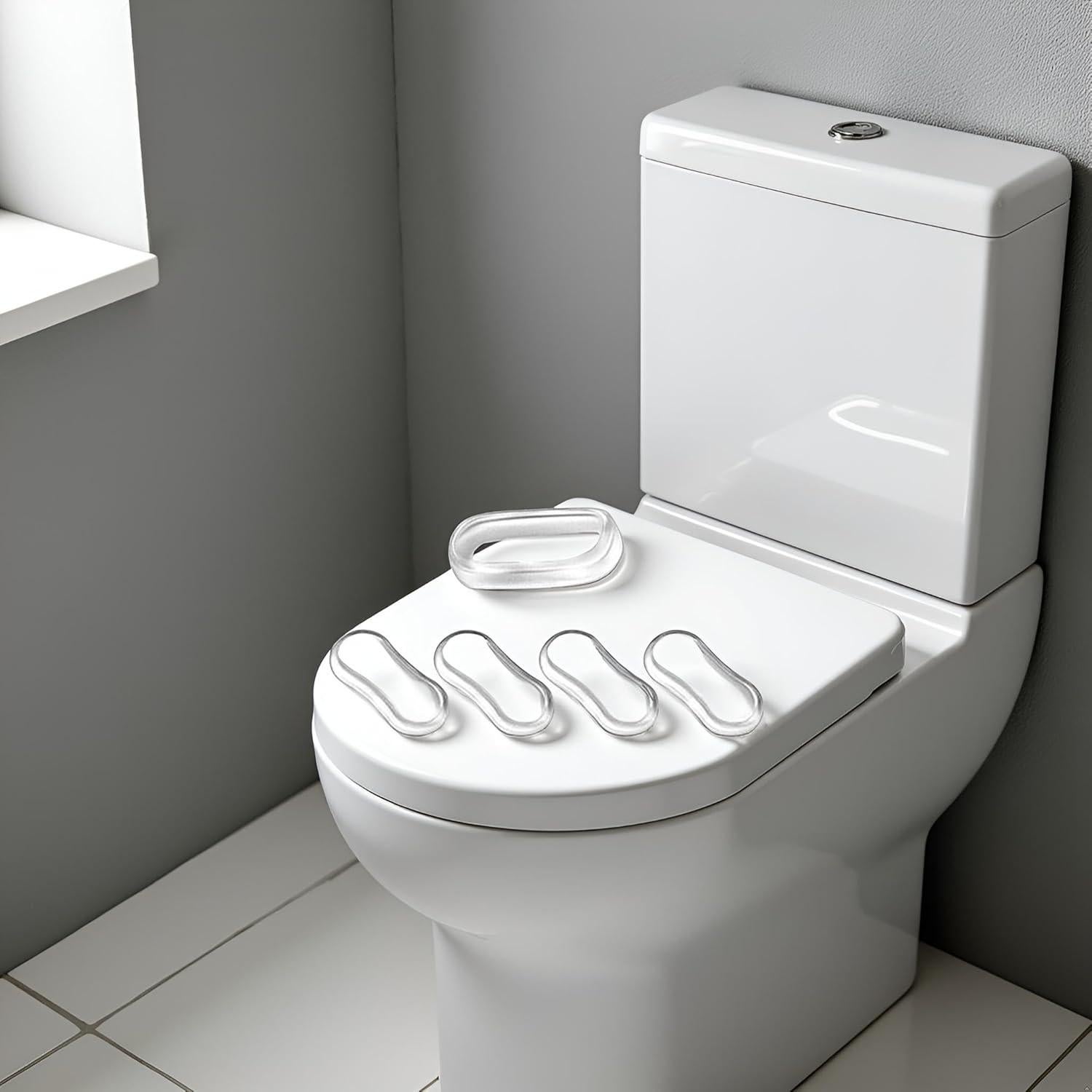 Juego de 5 Amortiguadores Transparentes Xinjincang para Inodoro