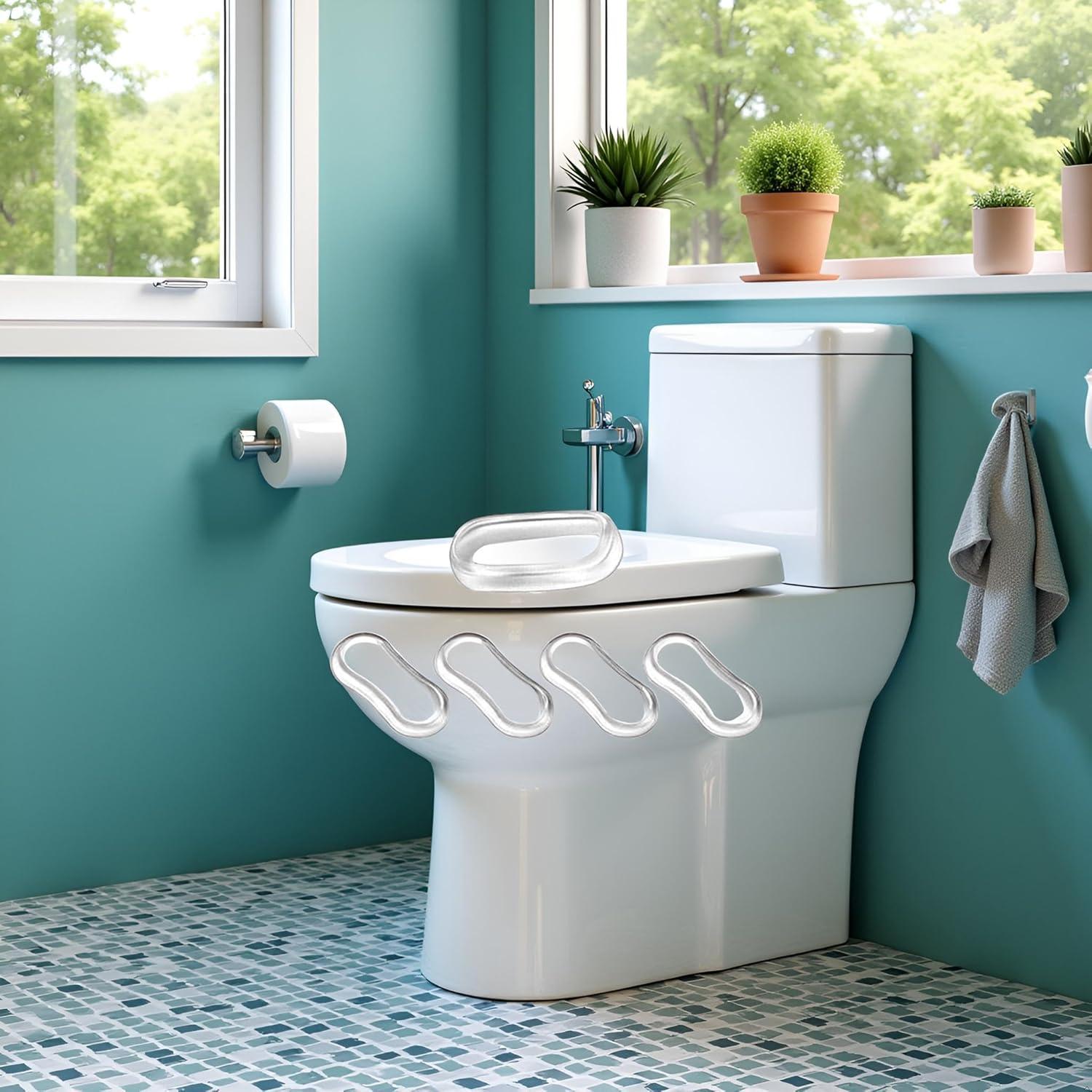 Juego de 5 Amortiguadores Transparentes Xinjincang para Inodoro