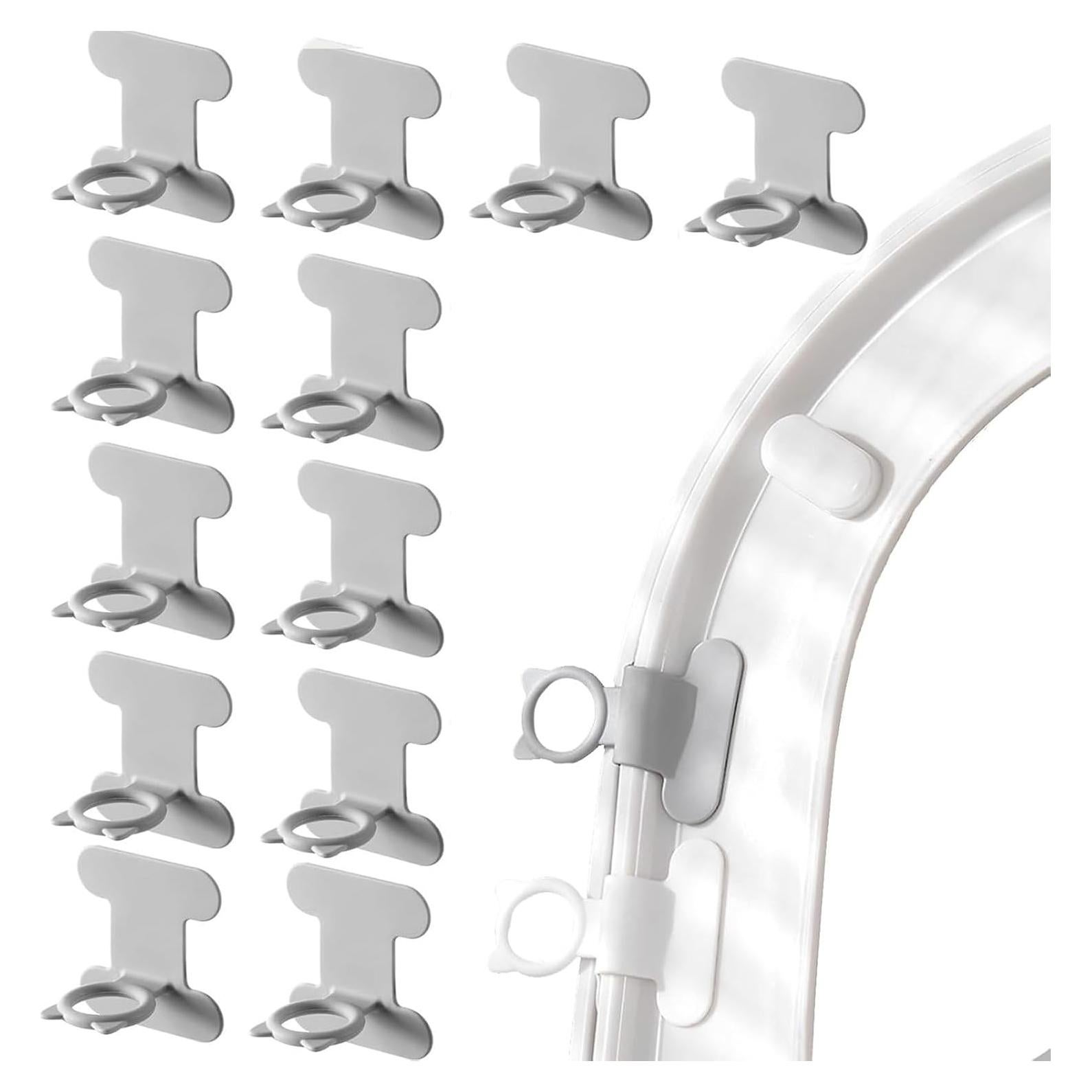 Elevador de Asiento de Inodoro NGETC Silicona Gris 12 Pcs