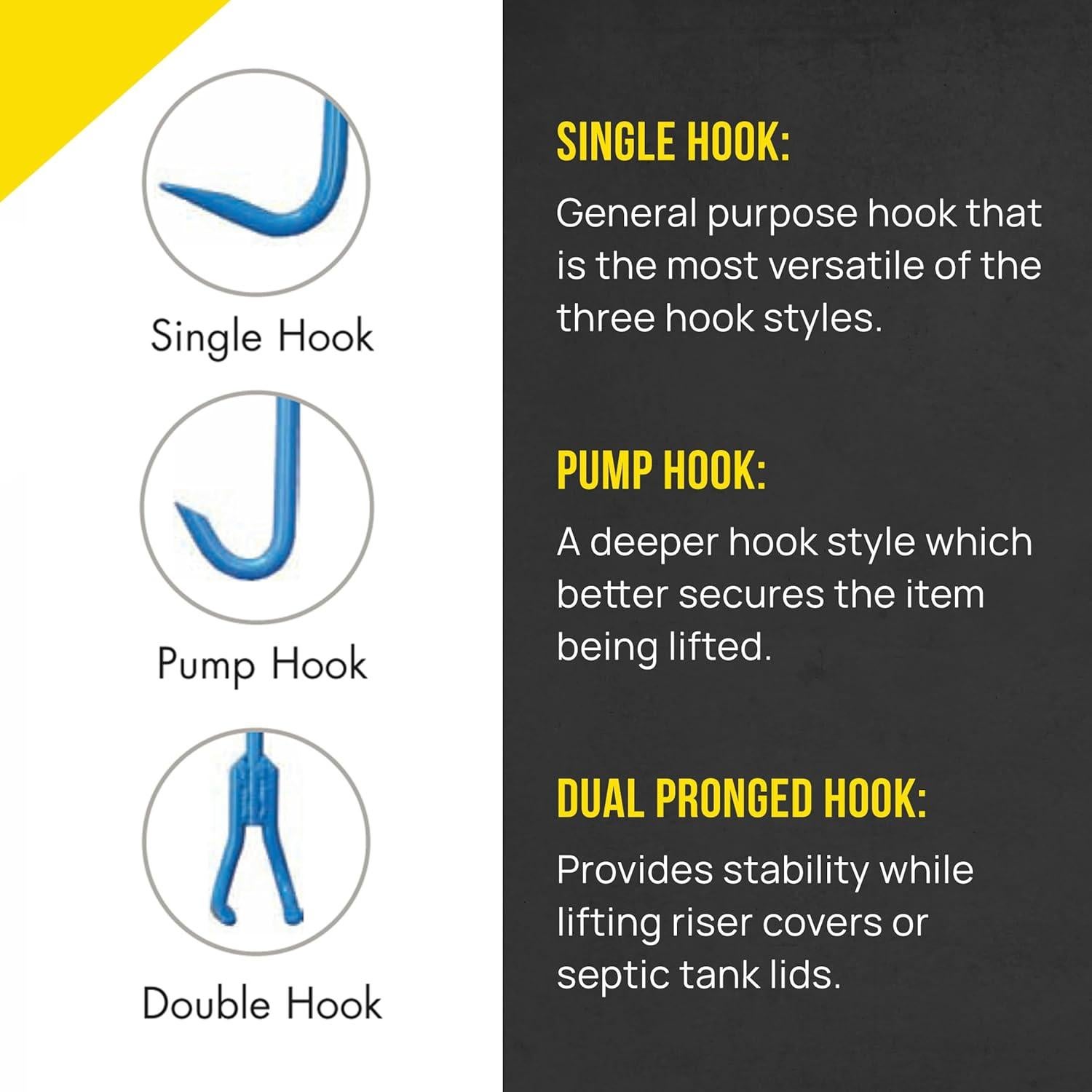 Gancho de Elevación T&T Tools 76.2 cm Acero 1.27 cm