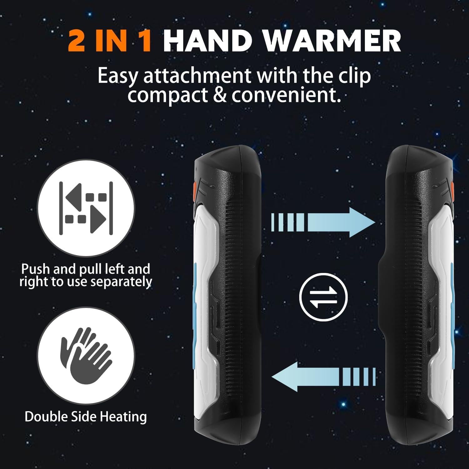 Calentadores de Manos Recargables LCJECV AOY-706 USB 6000mAh