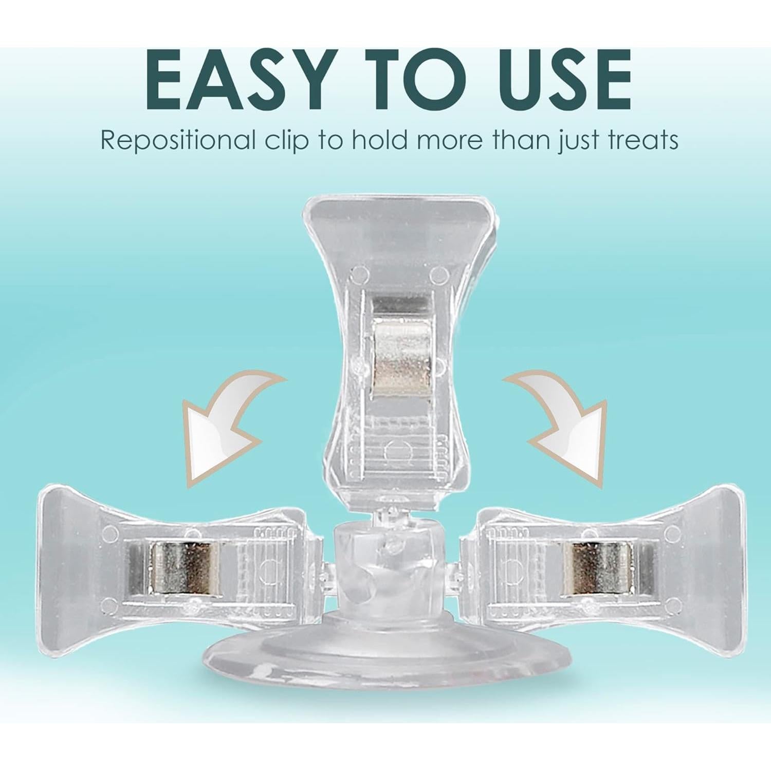 Paquete de 4 Clips de Ventosa JOR para Acuarios 5 cm