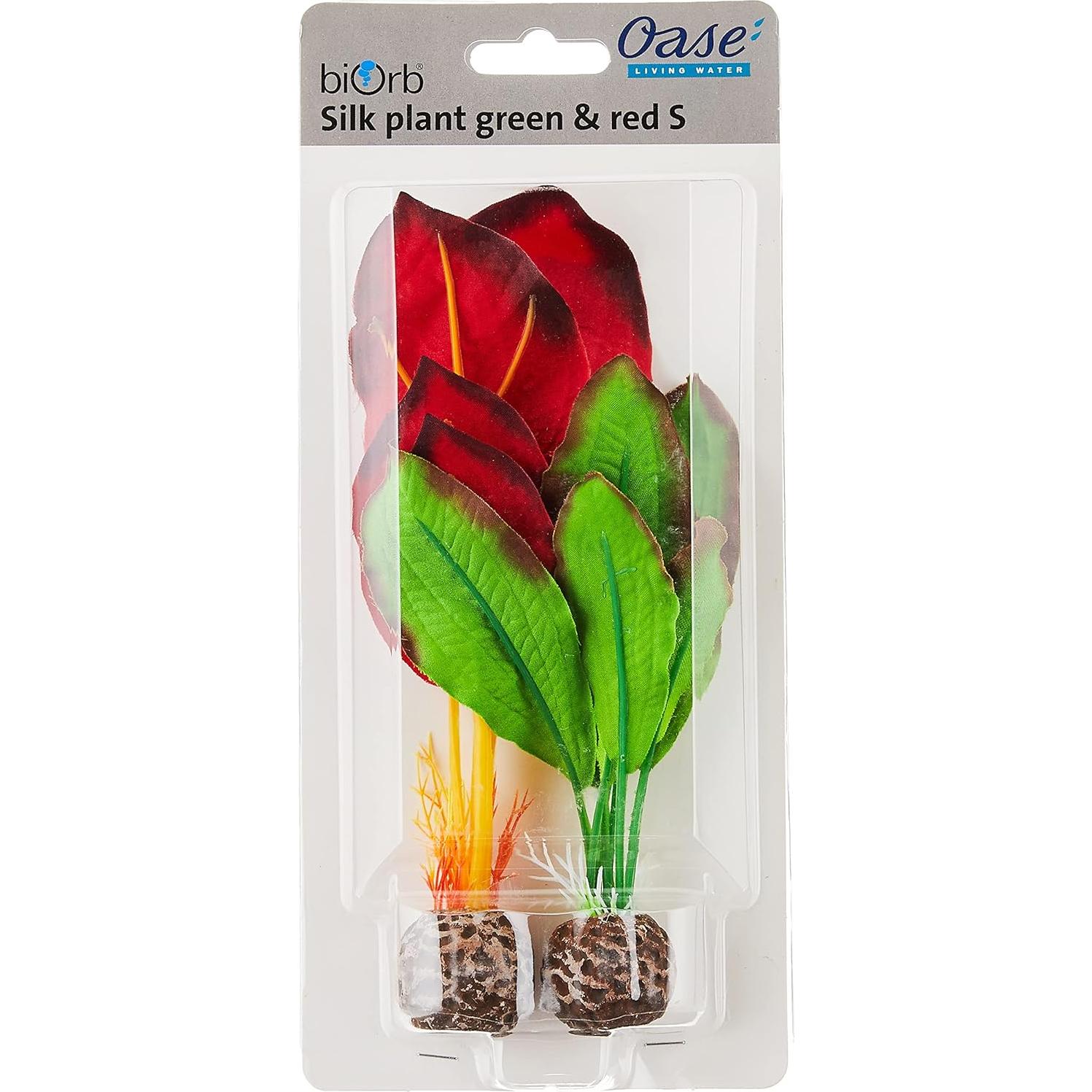 Conjunto de Plantas de Seda biOrb Pequeño Verde y Rojo 20 cm