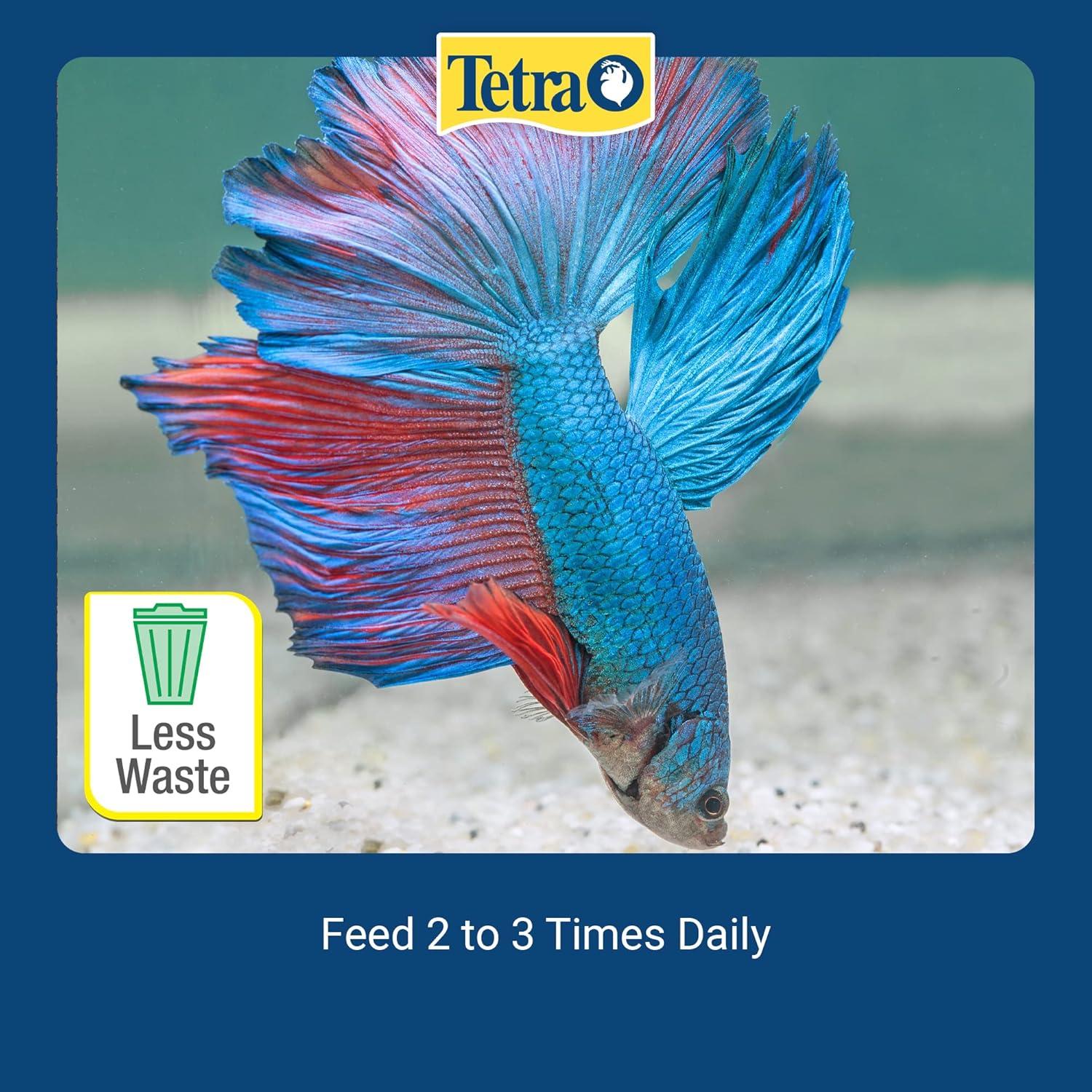 Tetra BettaMin 3-en-1 Comida para Peces 38g - Copos, Camarón, Pellets