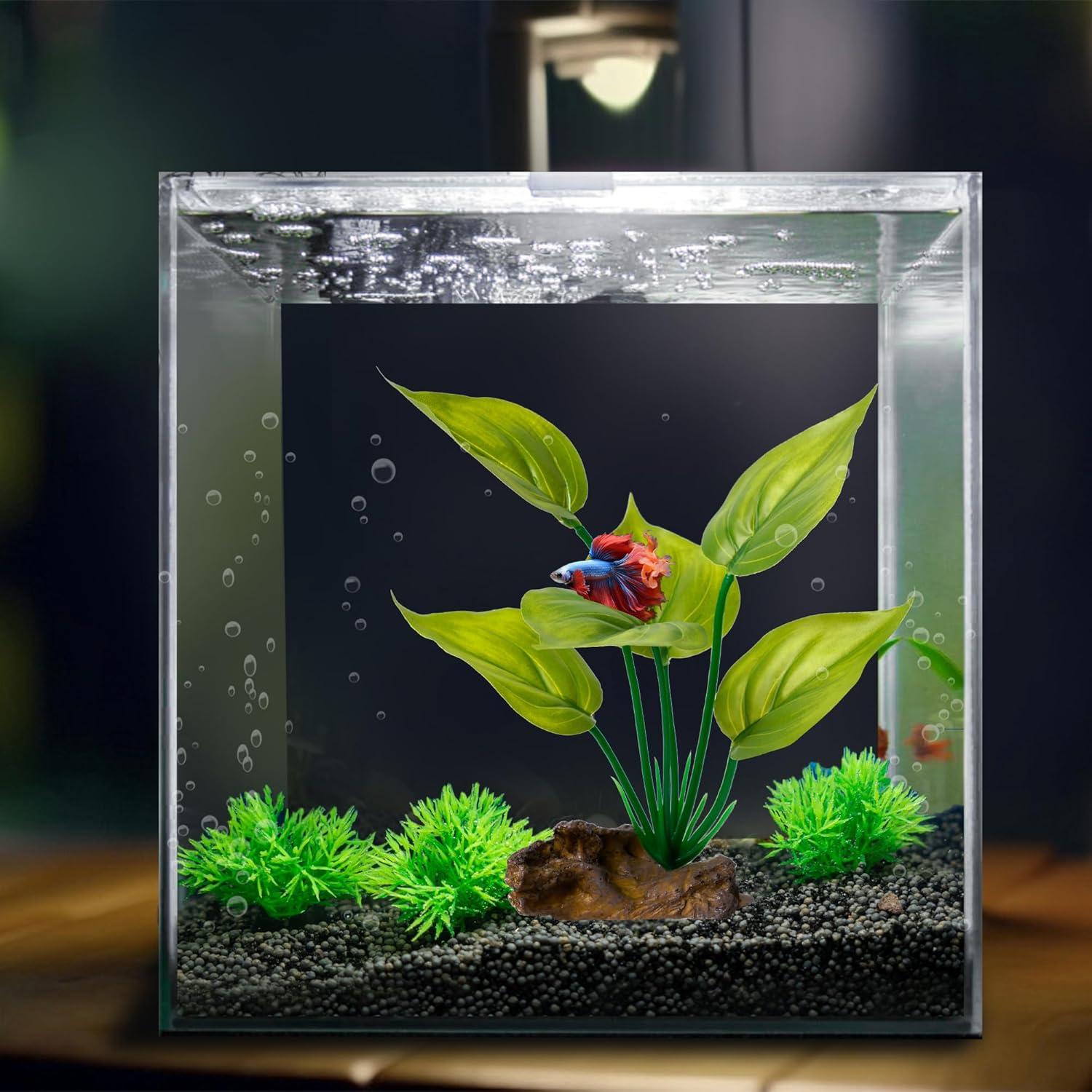 Plantas Plásticas para Acuarios Ameliade 15cm - 4 Unidades