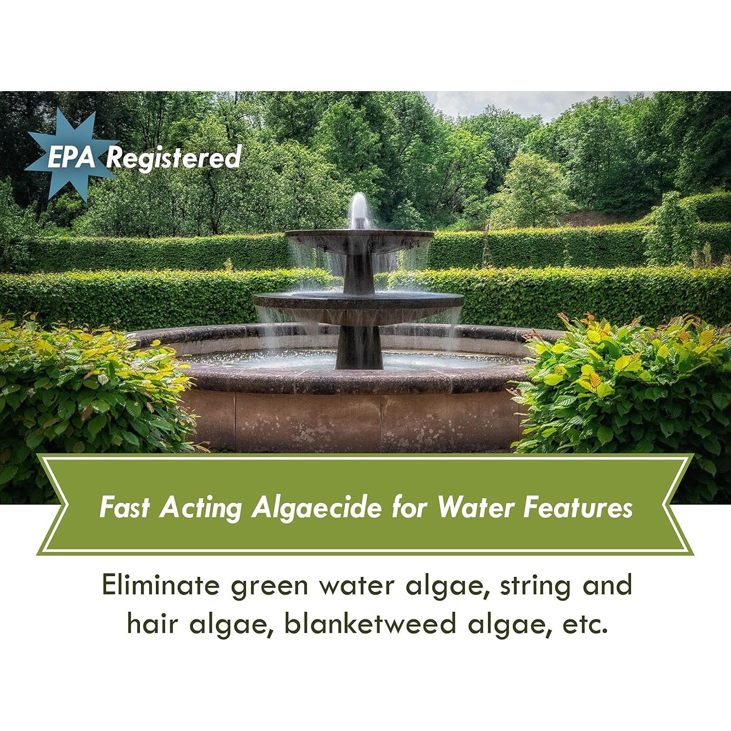 Algicida y Clarificador Sanco 0.95L para Estanques y Fuentes