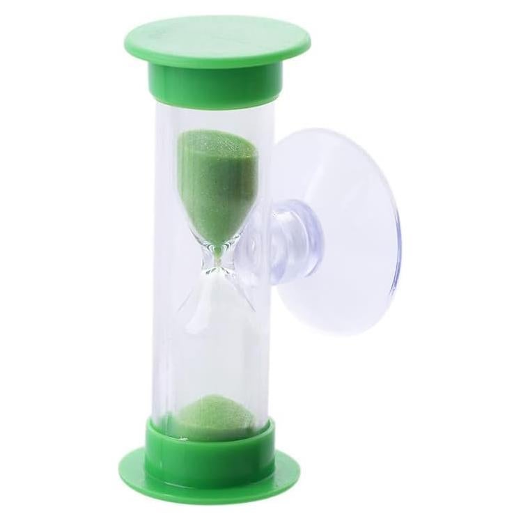 Temporizador de Arena de Plástico 2 Minutos SquarezhenBo Verde