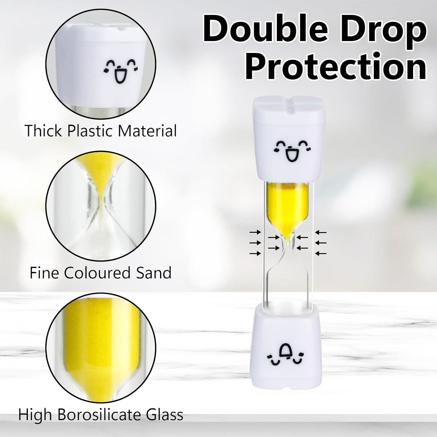 Juego de Temporizadores de Arena CUGBO 28 Piezas 2 Minutos