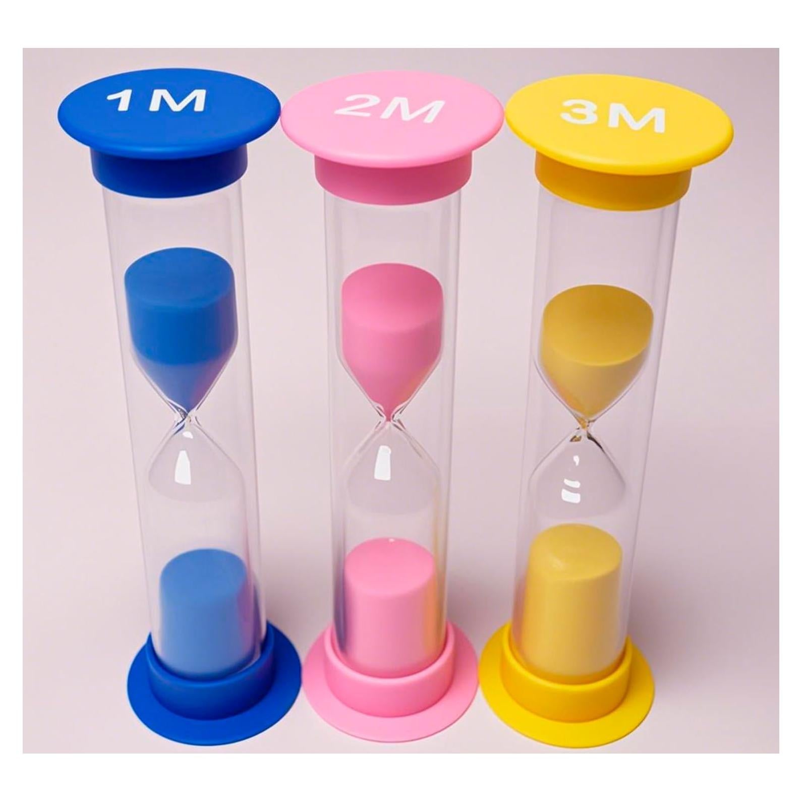 Reloj de Arena Colorido AINTE 3 Paquete 1-2-3 Minutos