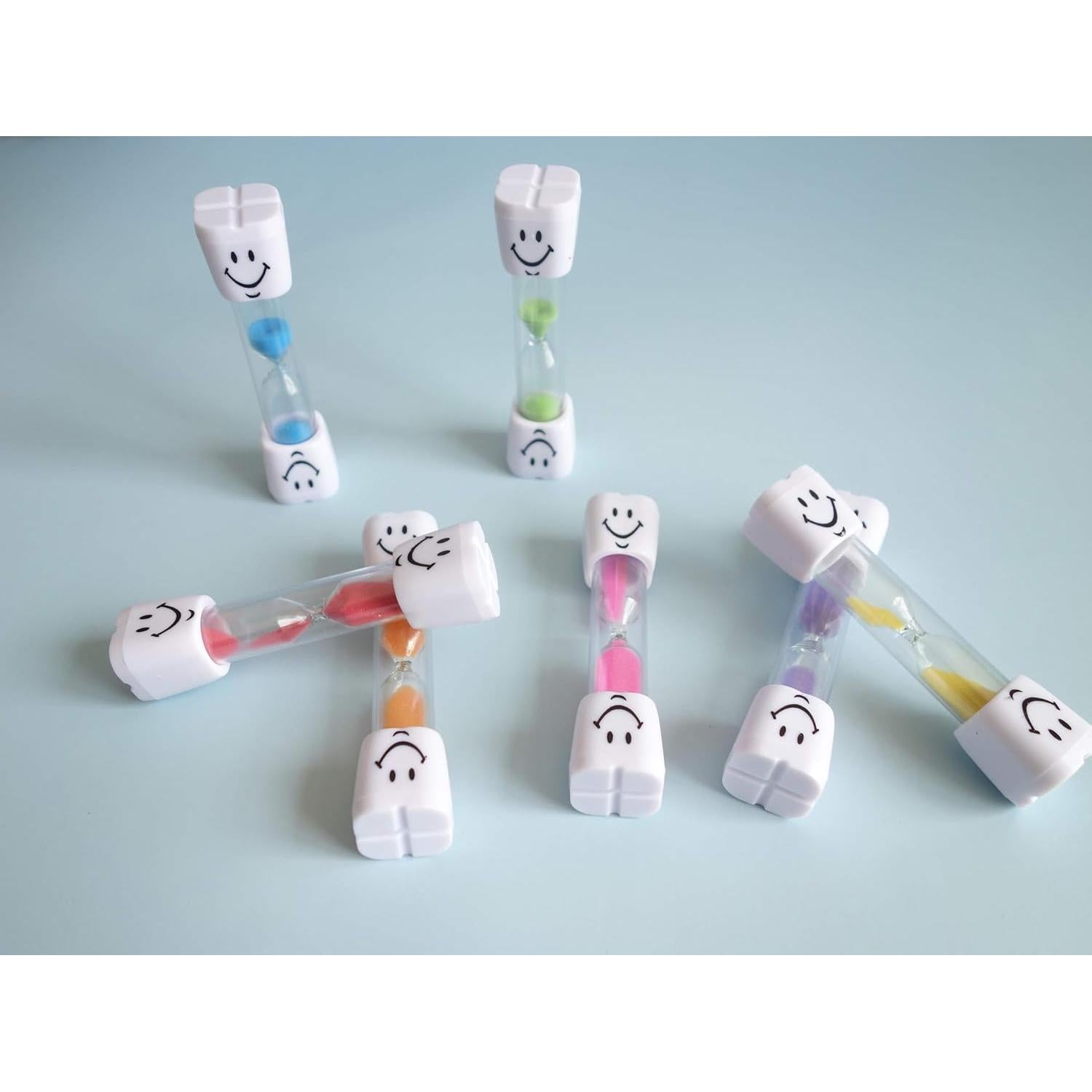 Temporizadores de Arena para Cepillado Transun Moo - 7 Colores 2 Minutos