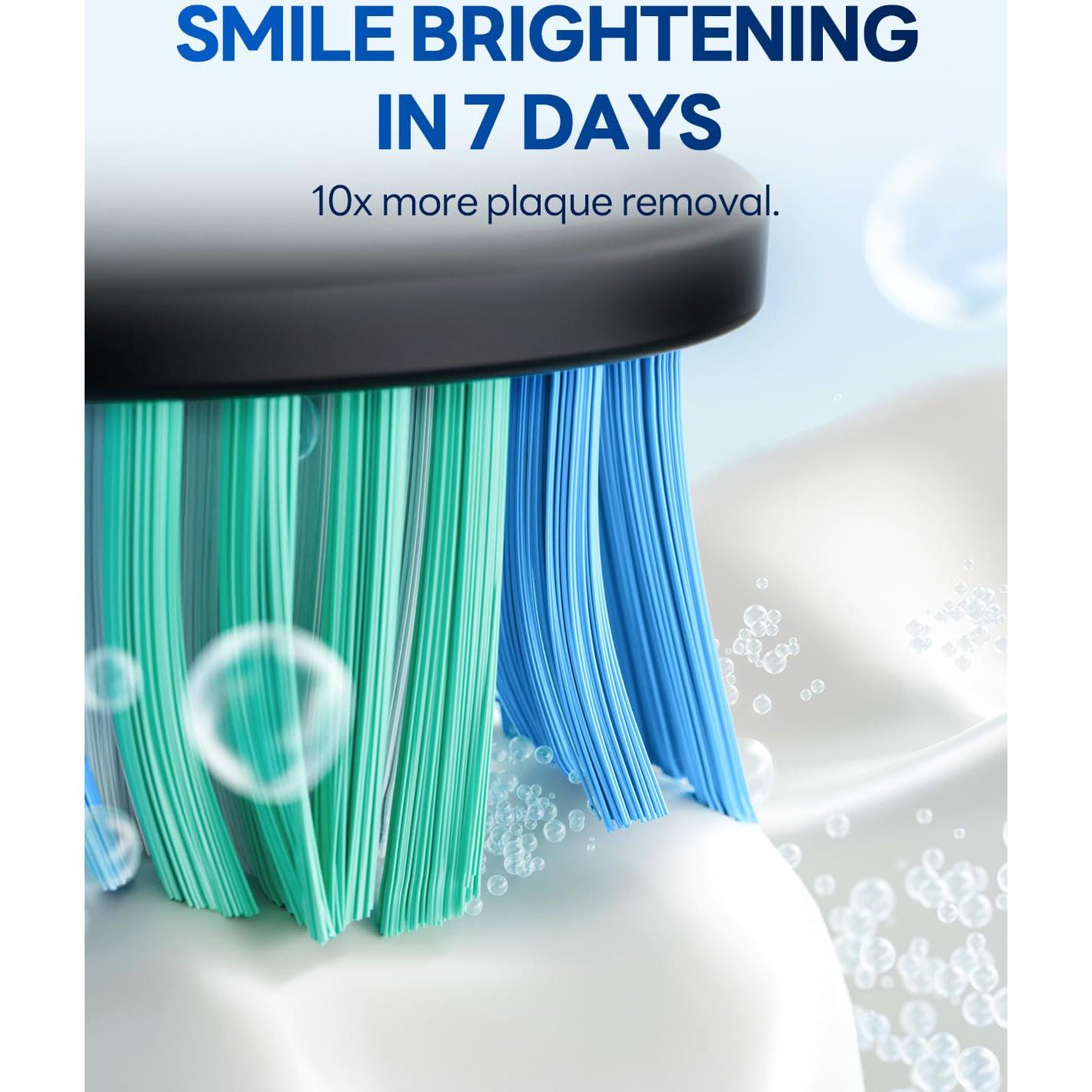 Cepillo de dientes eléctrico Bymore Sonic Negro 5 modos 330 días