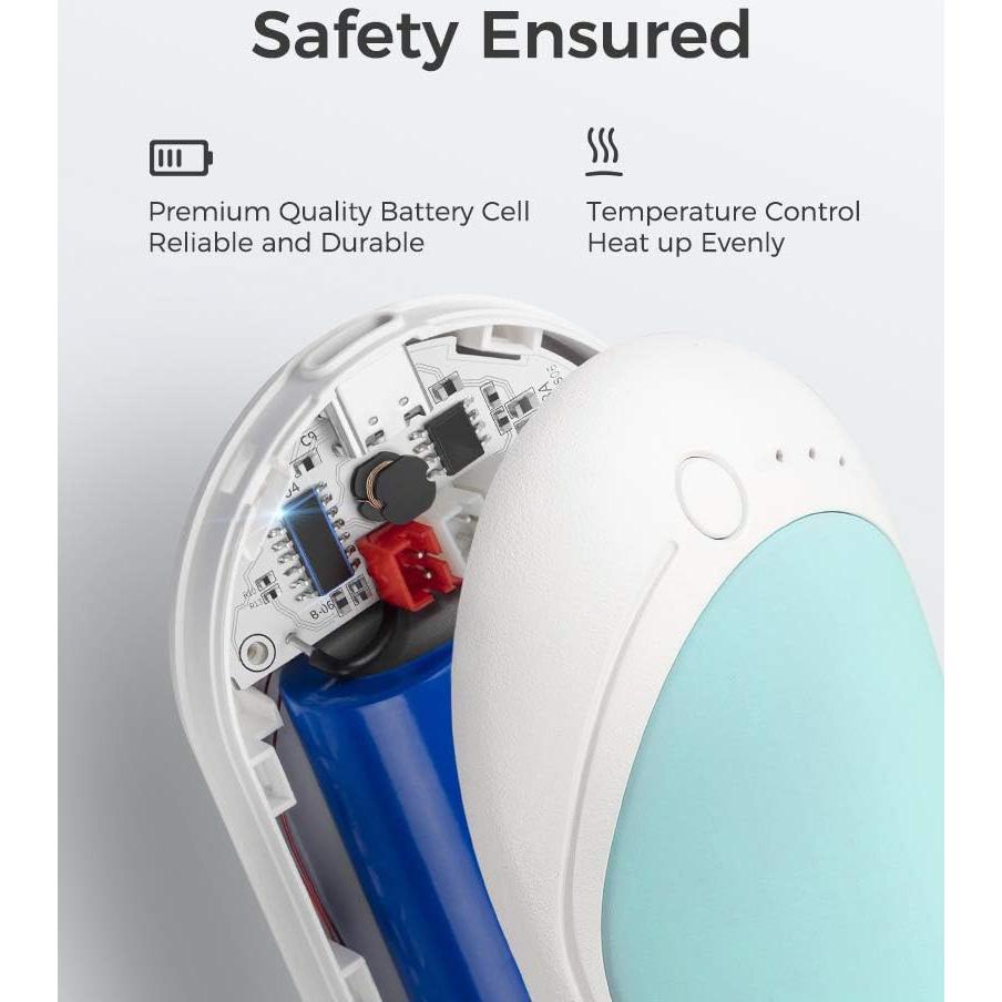 Calentador de Manos Recargable OCOOPA HotPal 5200mAh Doble Cara