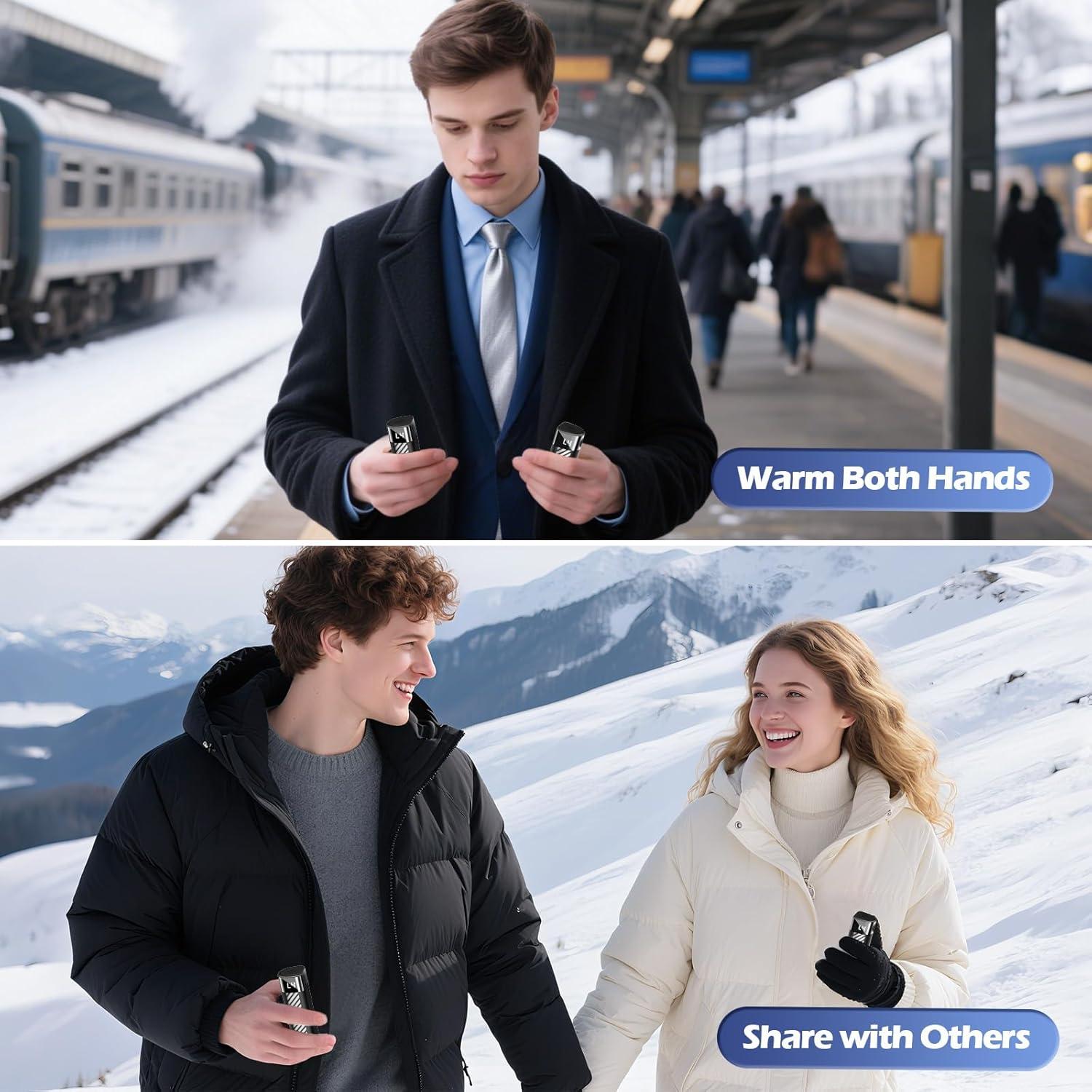 Calentadores de Manos Recargables AUIIAH 10000mAh 2 Piezas