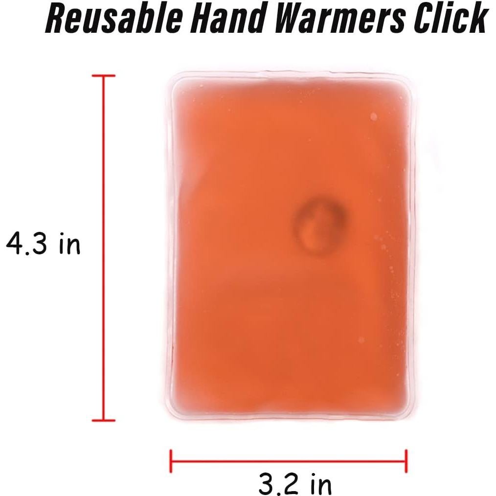 Calentadores de Manos Reutilizables Coldchill 4PCS Rojo