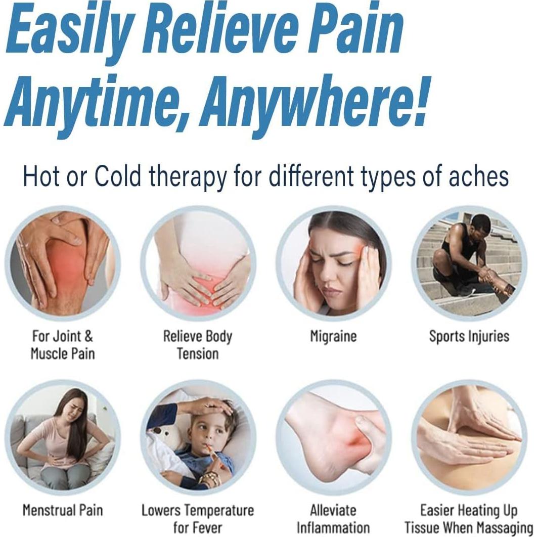 Calentadores de Manos Reutilizables Coldchill 4PCS Rojo