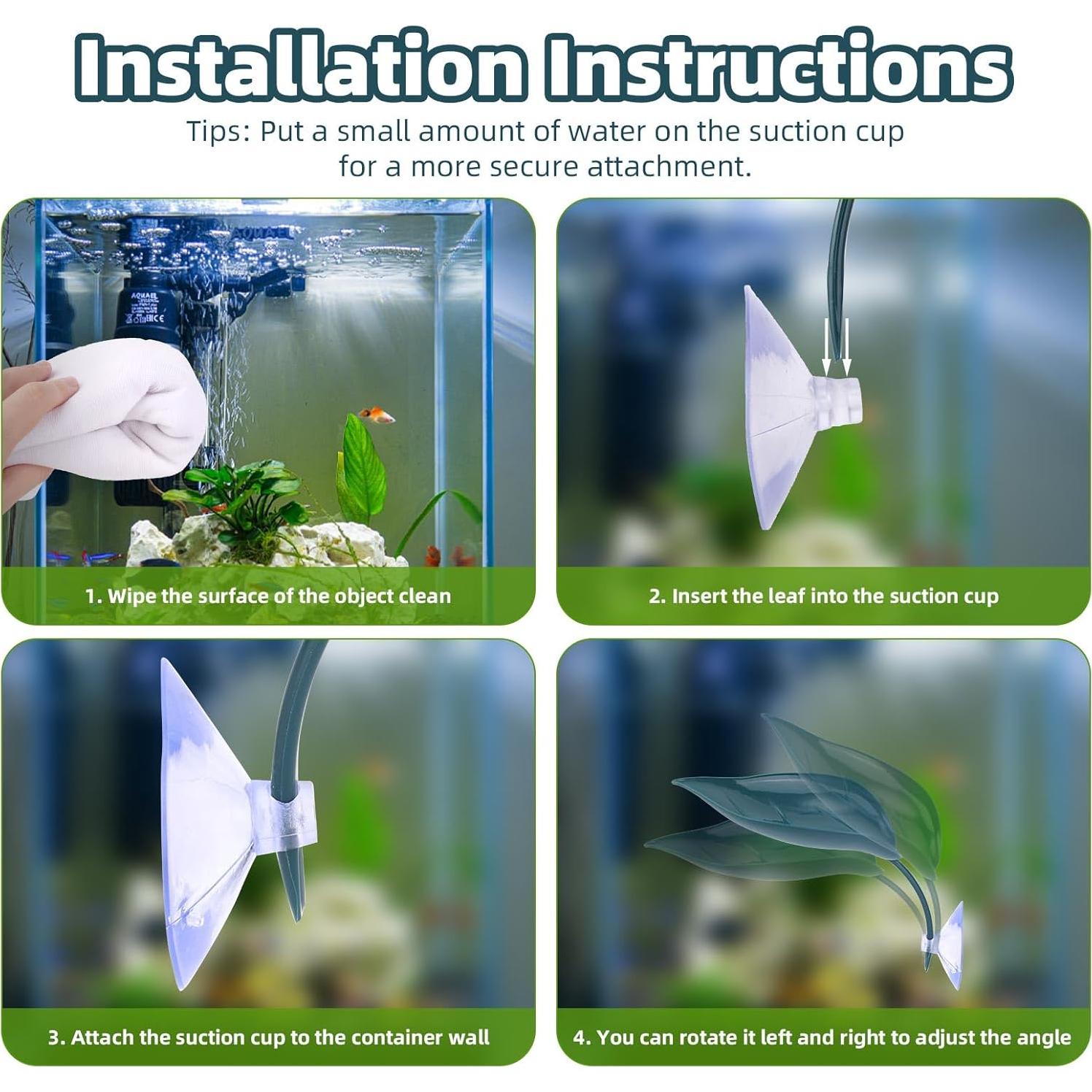 3 Piezas Accesorios para Acuario Sapo de Árbol Gosknor 18.5x7.3cm