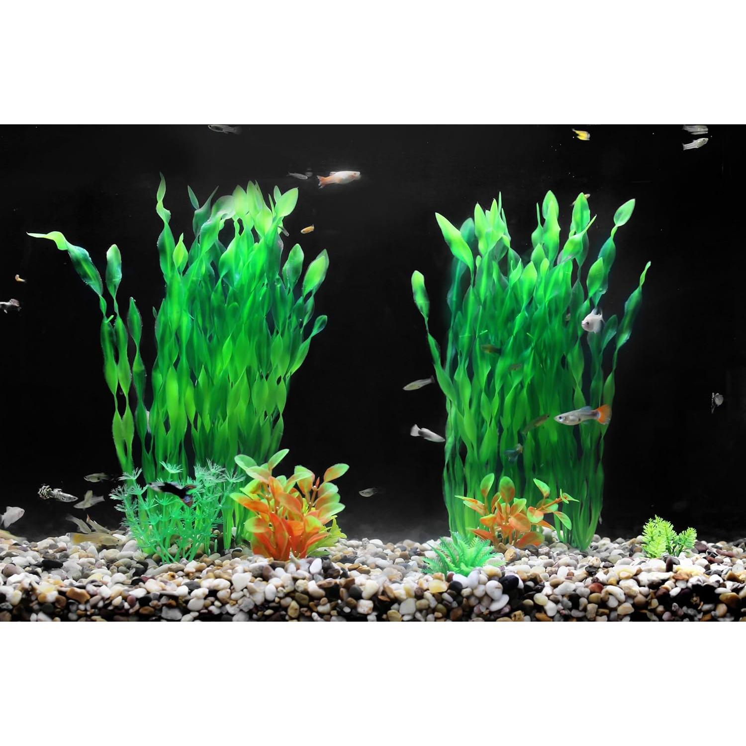 Plantas Artificiales para Acuarios AQUANEAT 29.85cm - 10 Piezas