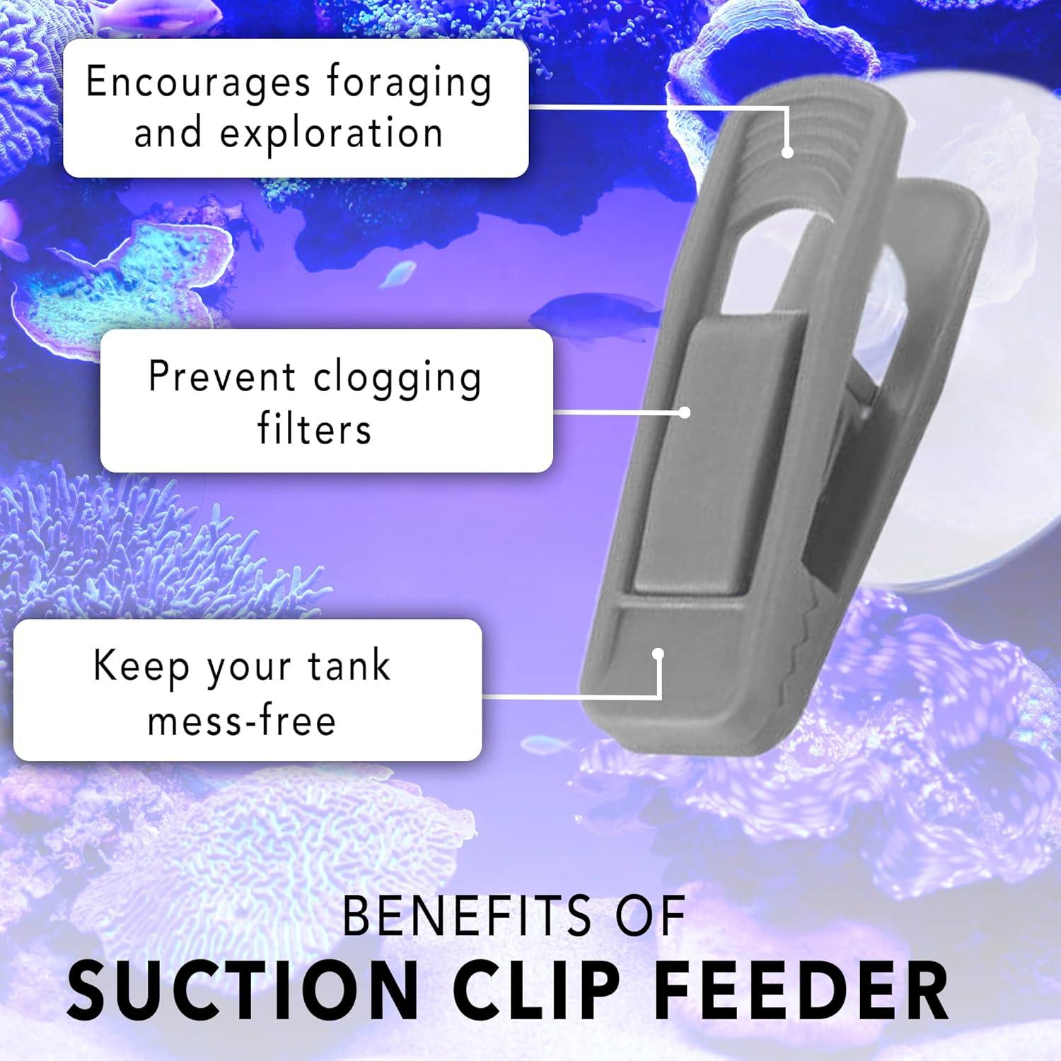 Alimentador de Clip con Ventosa JOR para Bettas y Tortugas