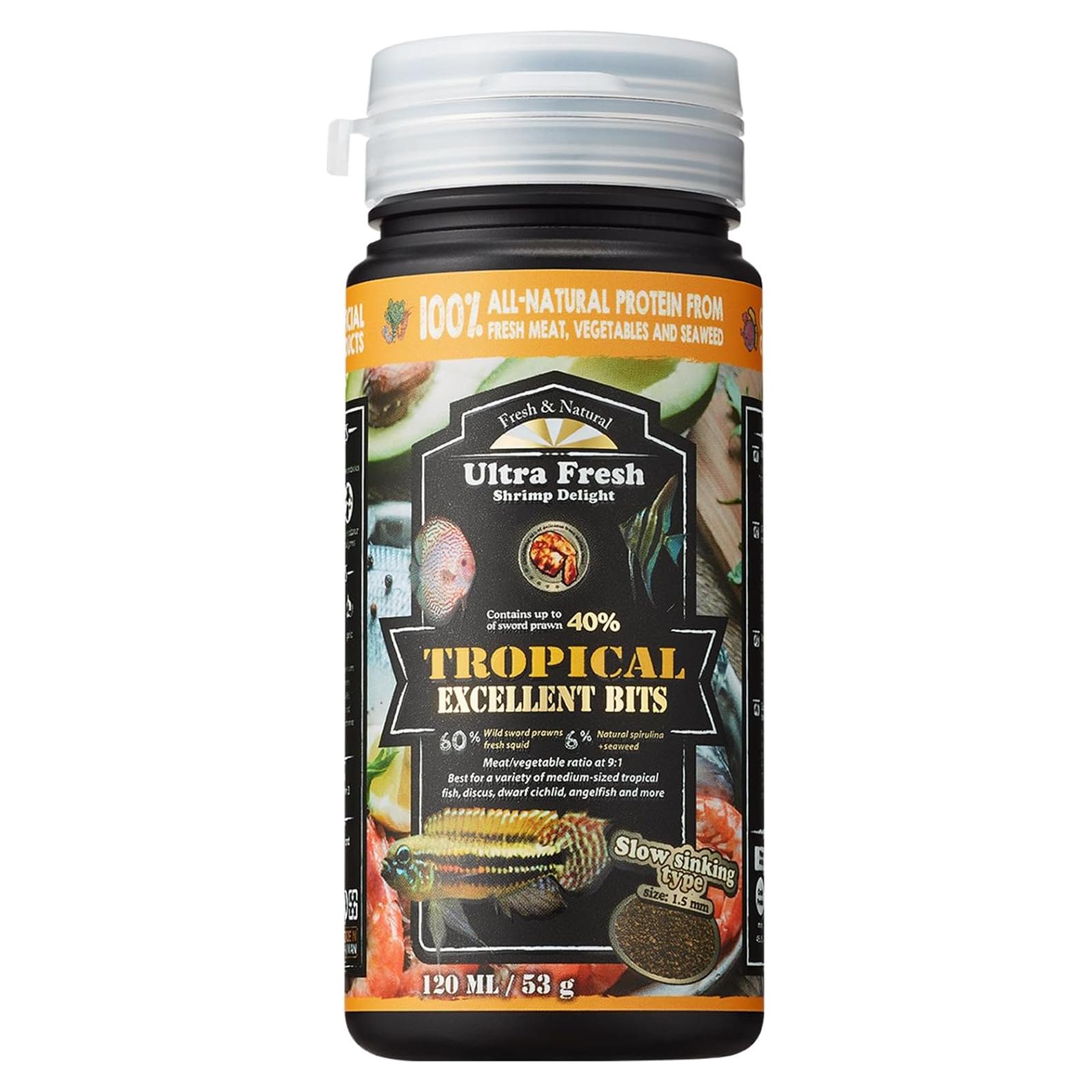 Alimento para Peces Tropicales Ultra Fresh 53 g - Camarón Espada