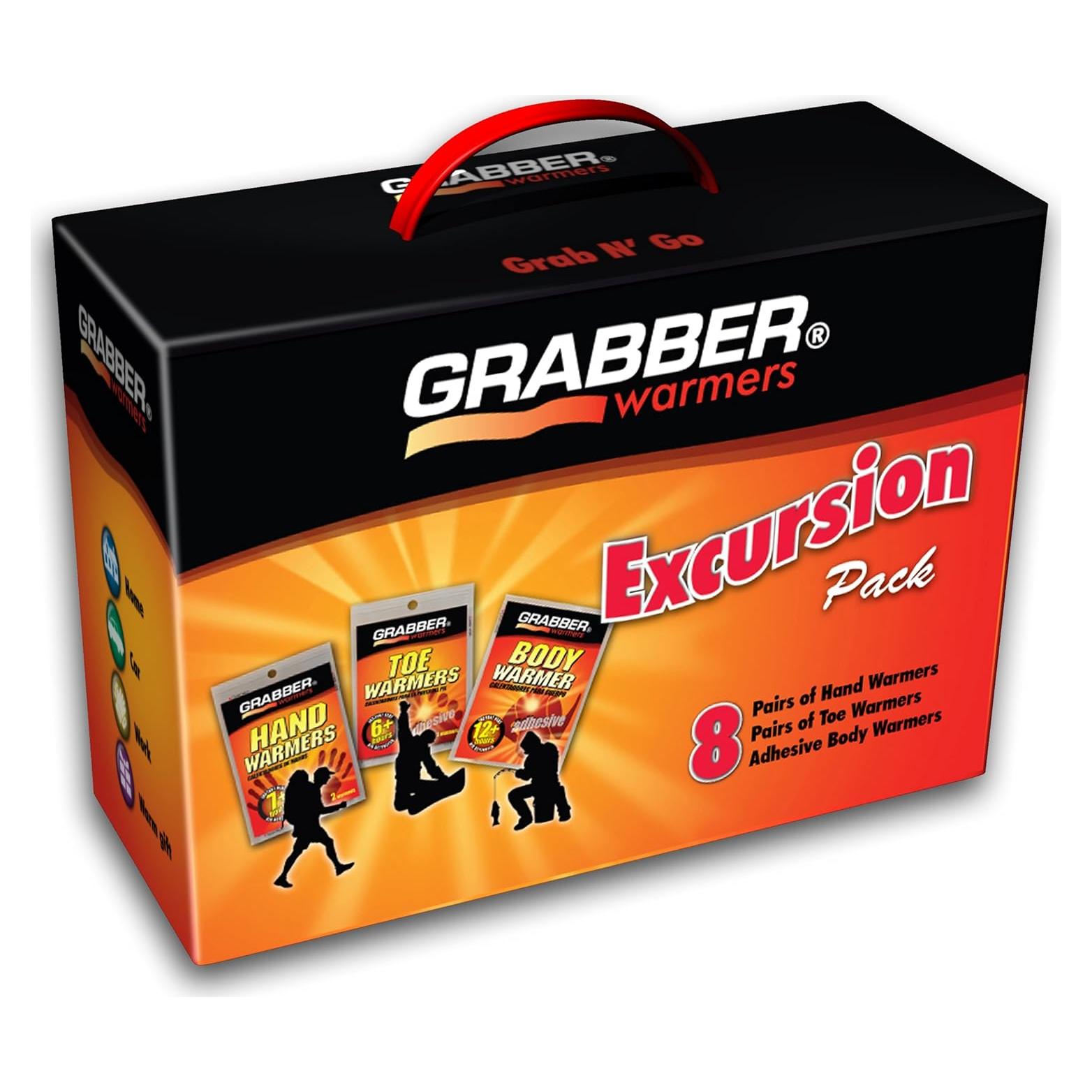 Calentadores de Manos y Dedos Grabber Multi-Pack 24 Piezas