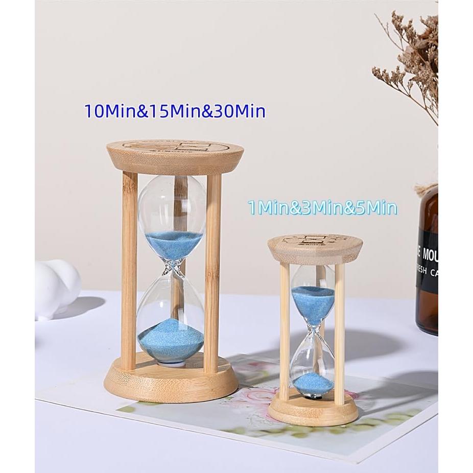 Reloj de Arena de Bambú 3 Min Azul ORDERSOON