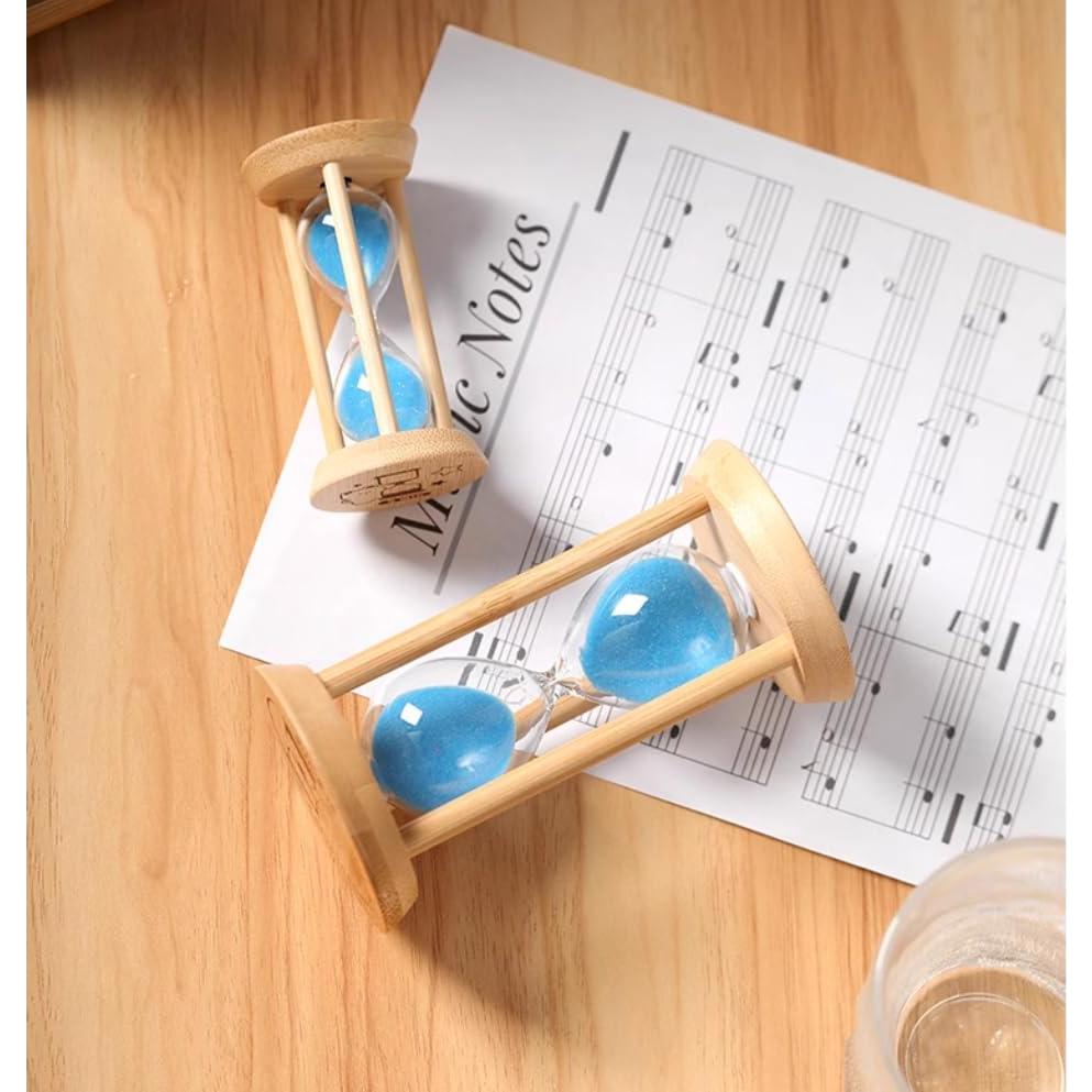 Reloj de Arena de Bambú 3 Min Azul ORDERSOON