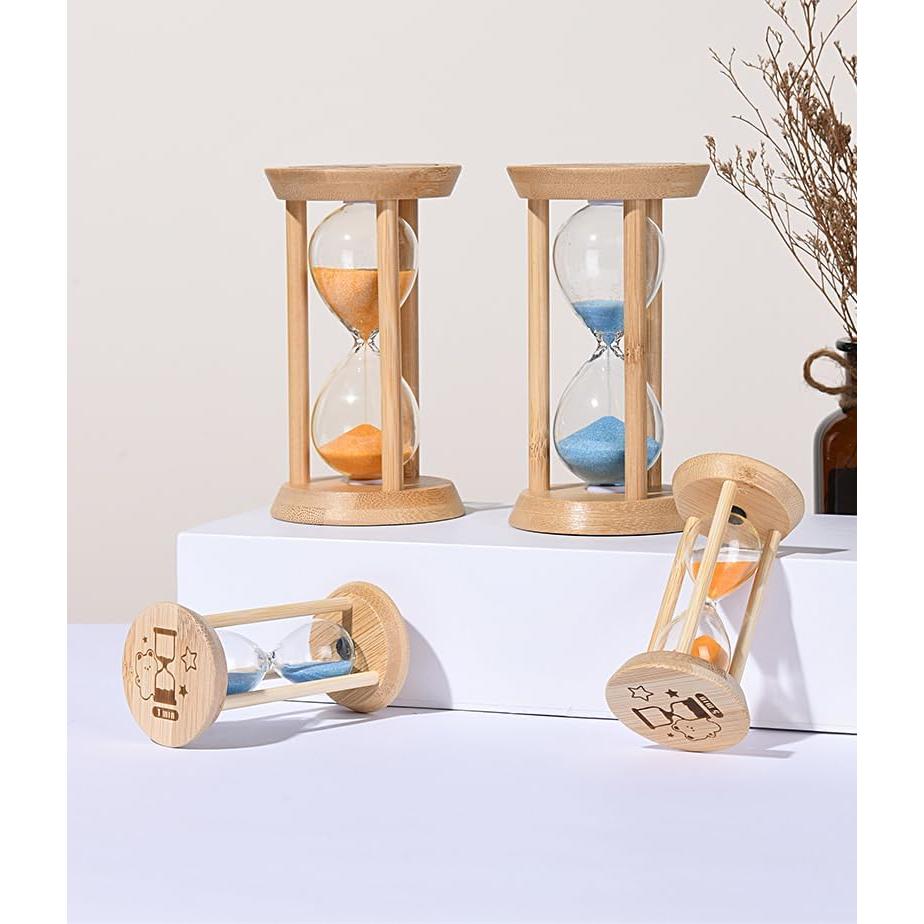 Reloj de Arena de Bambú 3 Min Azul ORDERSOON