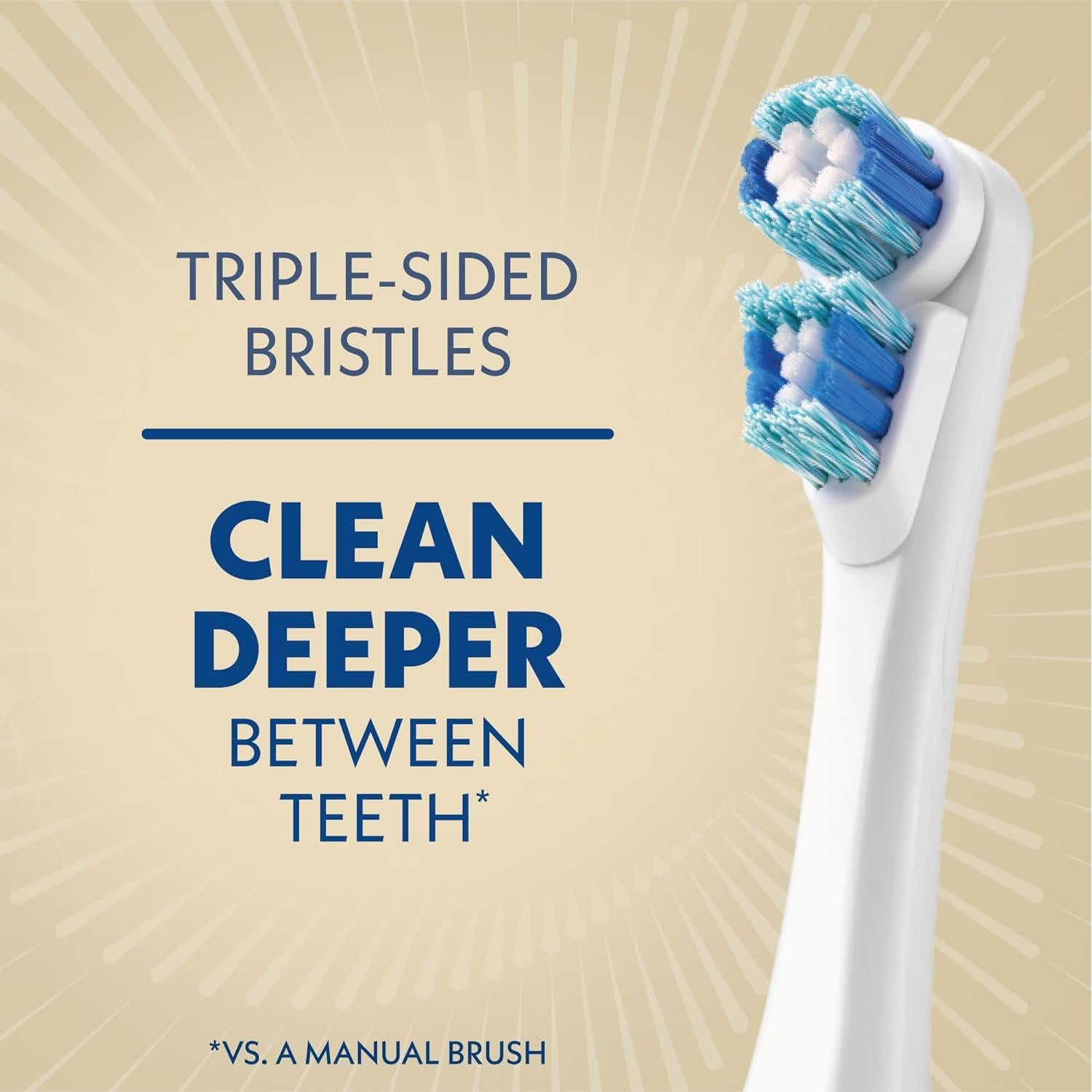 Cepillo de dientes eléctrico Spinbrush Smart Clean - Champán