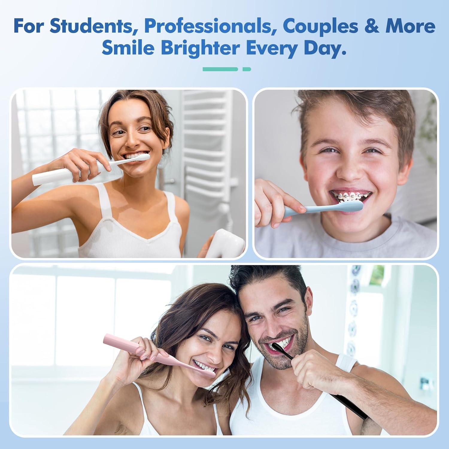 Cepillo de dientes eléctrico Keosaa ALB-927 con 8 cabezales