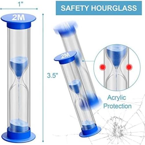 Reloj de Arena SuLiao para Niños - Set 4 Piezas 1/2/3/5 Min